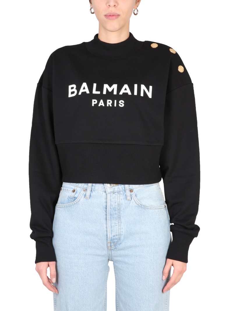 SWEATSHIRT WITH LOGO PRINT