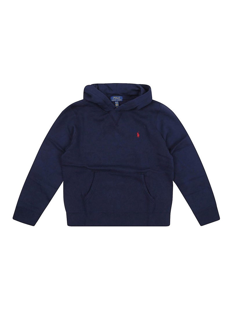 Ls Po Hood-Tops-Knit