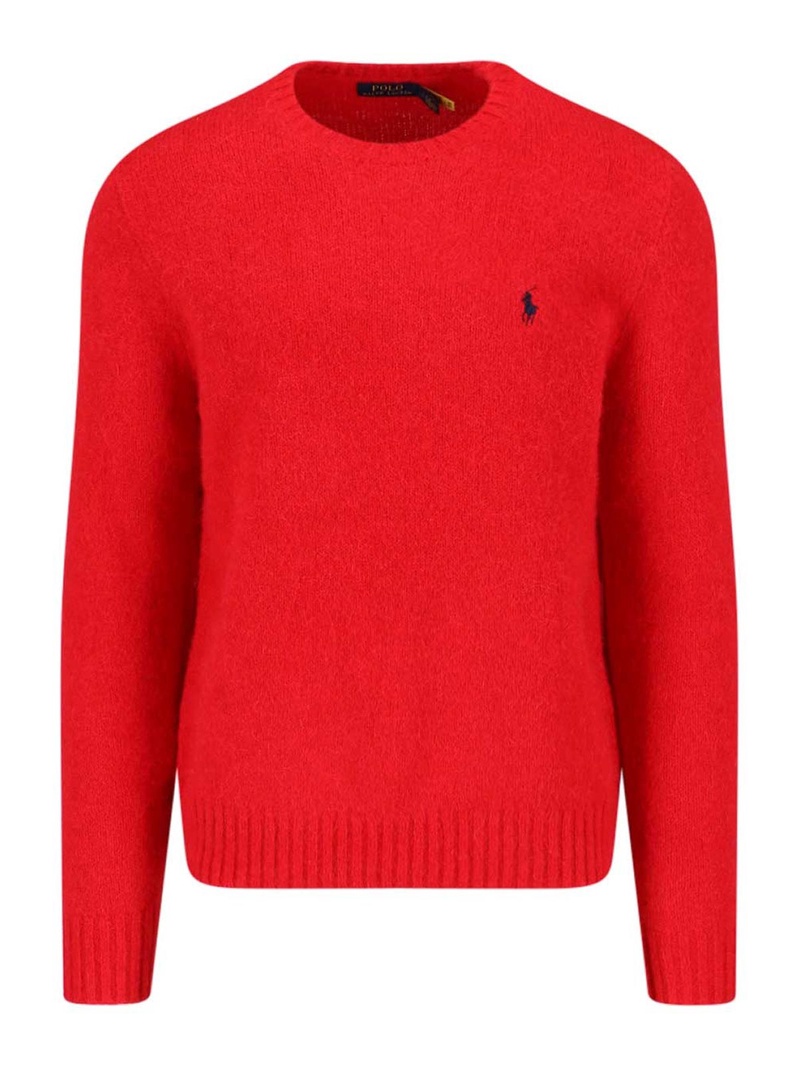 Logo crewing sweater
