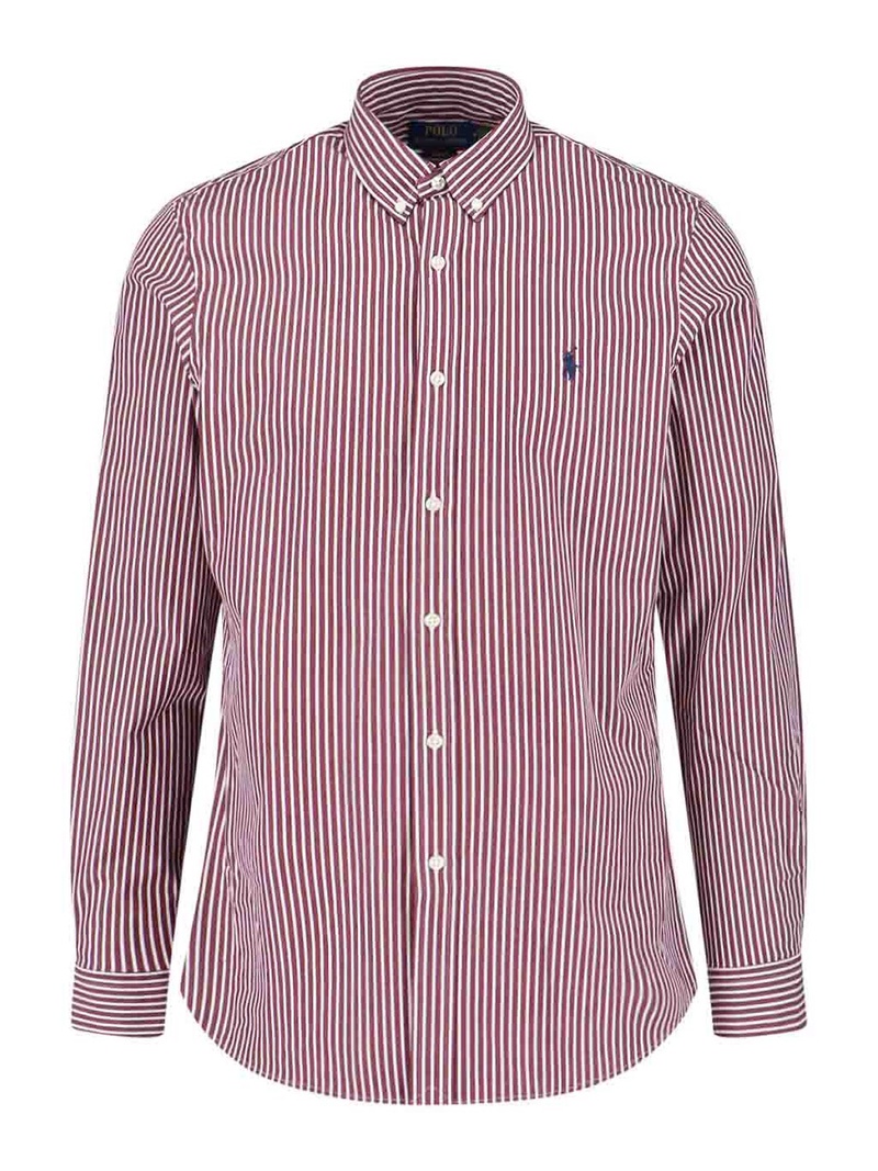Logo striped shirt