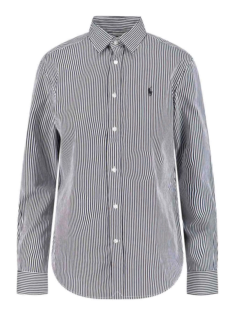 Logo striped shirt