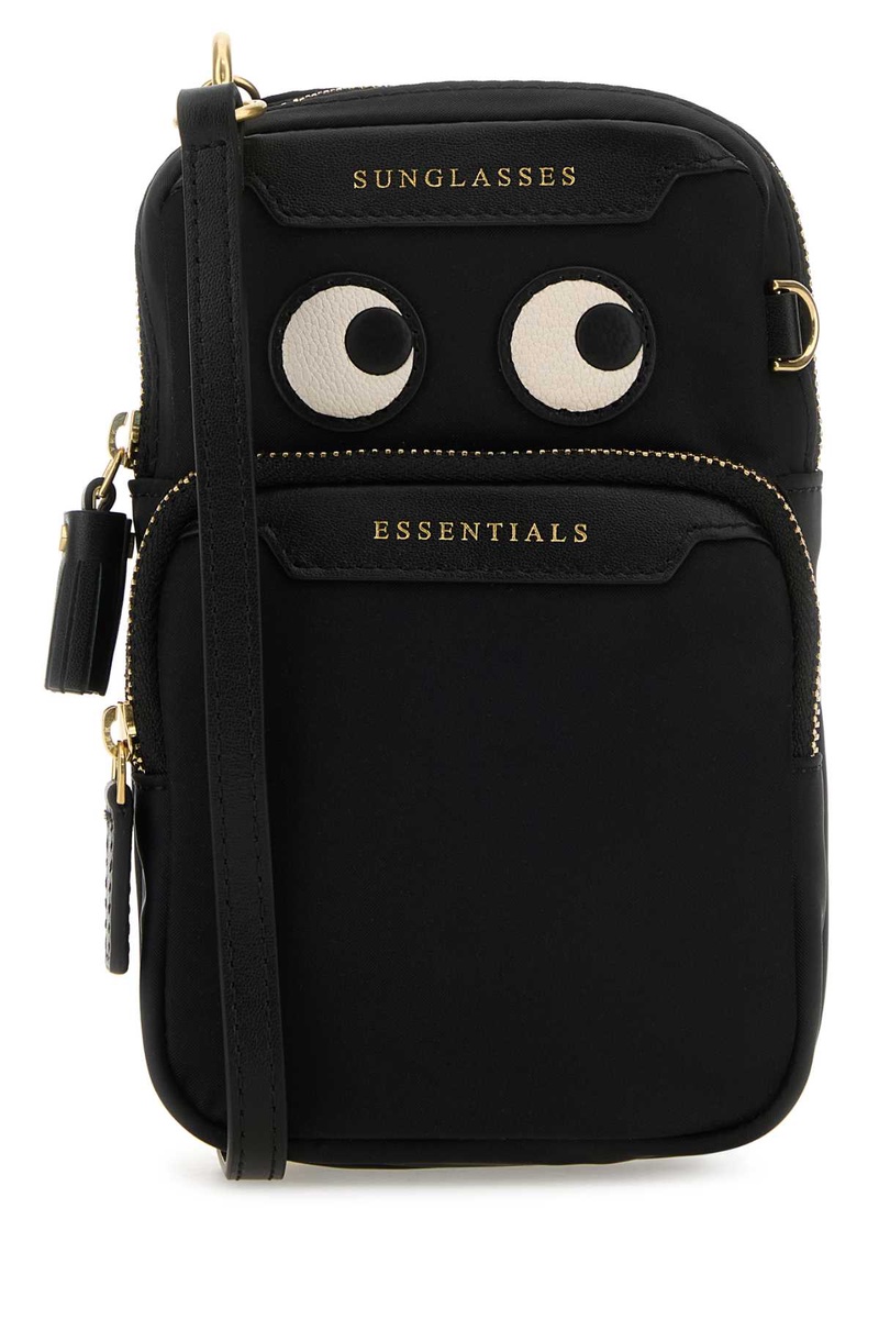 Black nylon Eyes Essentials crossbody bag