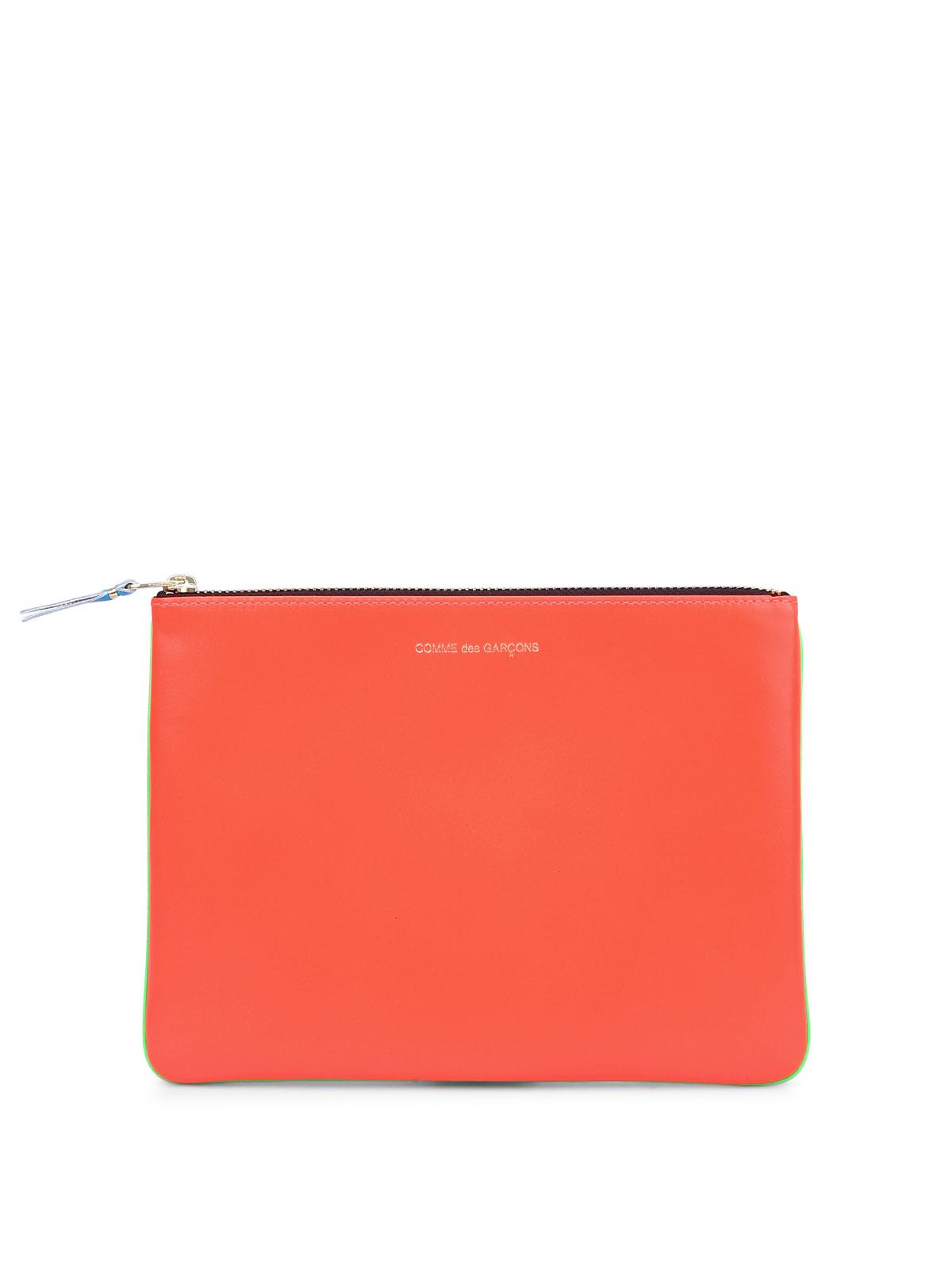 Super Fluo pouch SA5100SFSUPERFLUOGREENORANGE (Comme Des Garçons / 財布・カードケース ) | Comme Des Garçons (コムデギャルソン)