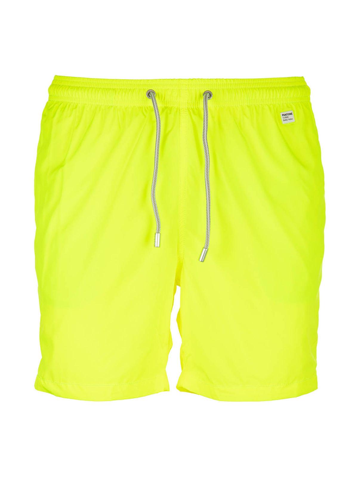 Pantone swim trunks in yellow LIGHTINGPANTONE94 (MC2 SAINT BARTH / スイムウェア ) | MC2 SAINT BARTH (エムシーツーセイントバース)
