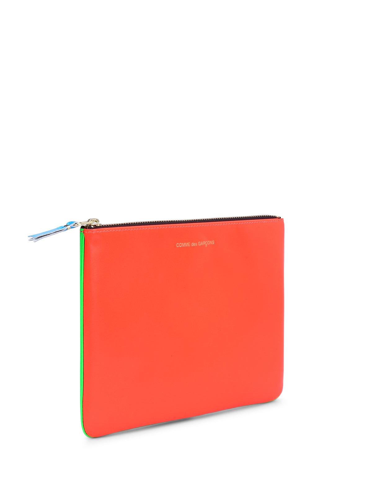 Super Fluo pouch SA5100SFSUPERFLUOGREENORANGE (Comme Des Garçons / 財布・カードケース ) | Comme Des Garçons (コムデギャルソン)(1)