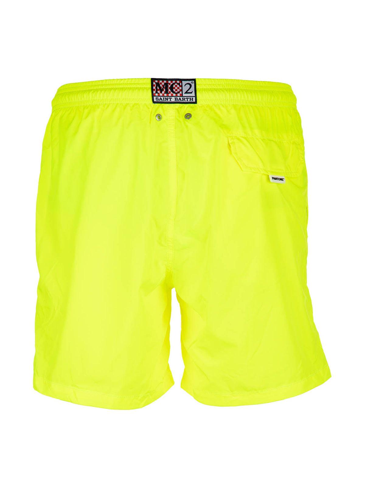 Pantone swim trunks in yellow LIGHTINGPANTONE94 (MC2 SAINT BARTH / スイムウェア ) | MC2 SAINT BARTH (エムシーツーセイントバース)(1)