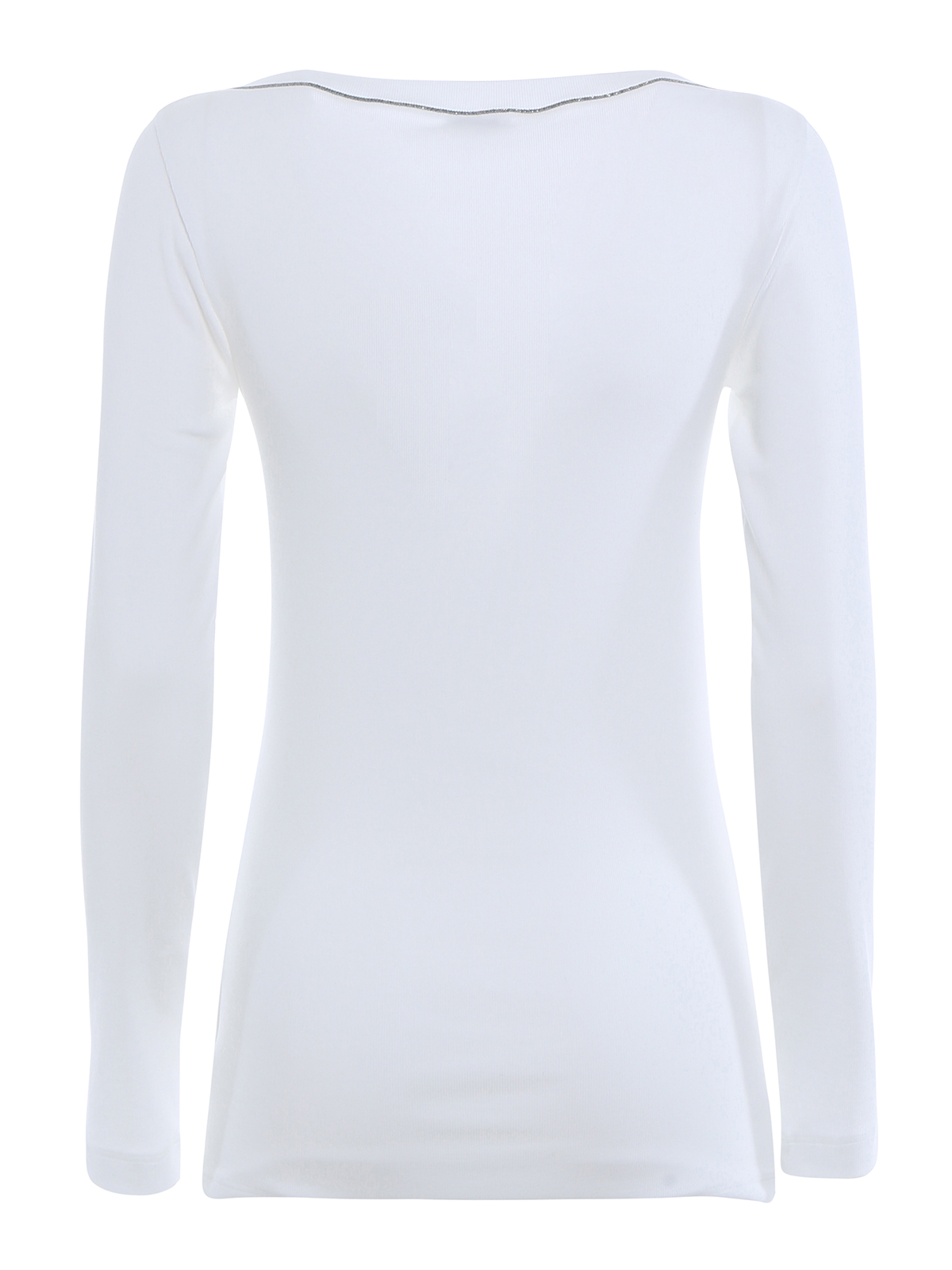 Embellished V-neck T-shirt M0TC8BJ302C159 (Brunello Cucinelli / Tシャツ・カットソー ) | Brunello Cucinelli (ブルネロ・クチネリ)(1)