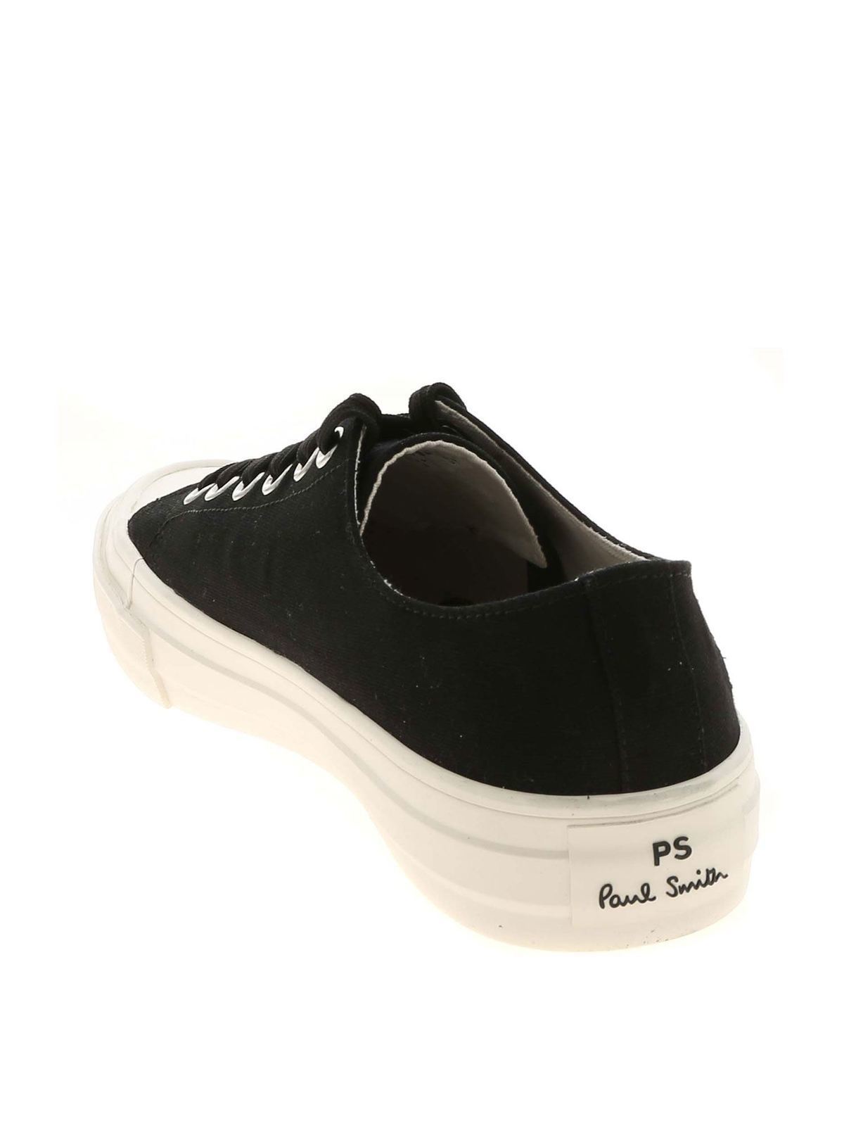 Zebra embroidery Kinsey sneakers in black M2SKIN07FCVS79 (PS Paul Smith / スニーカー ) | PS Paul Smith (ピーエス ポール・スミス)(2)