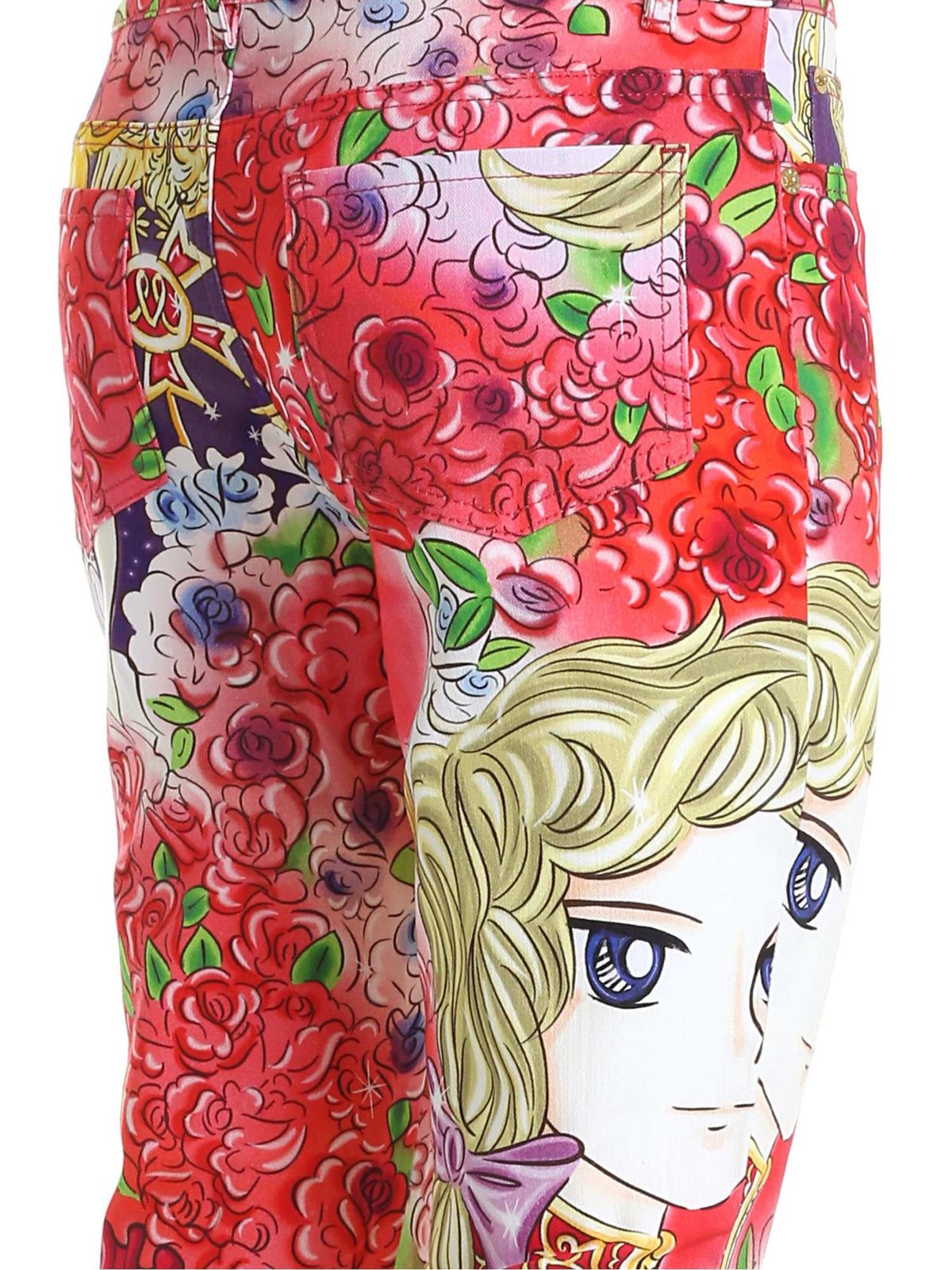 Marie Antoinette print pants in red 032854511888 (MOSCHINO / パンツ ) | MOSCHINO (モスキーノ)(2)