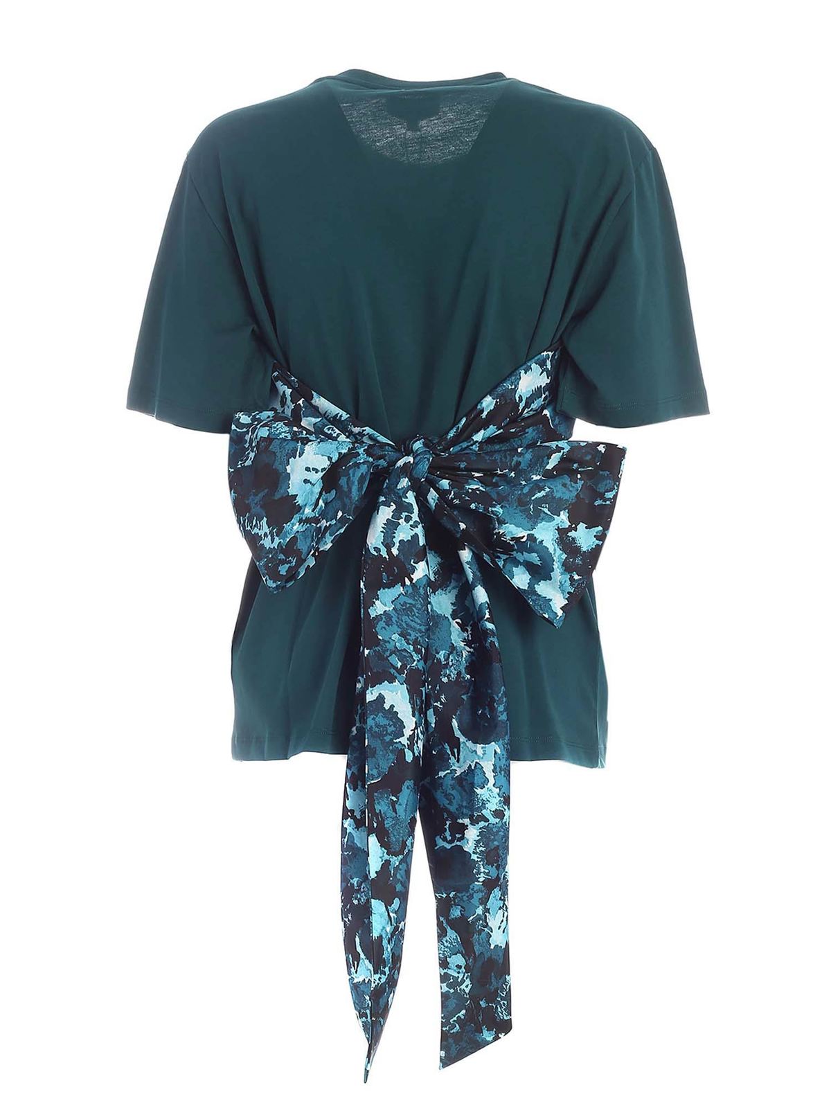 Floral drapery T-shirt in green 2TS6334SJ73 (KENZO / Tシャツ・カットソー ) | KENZO (ケンゾー)(1)