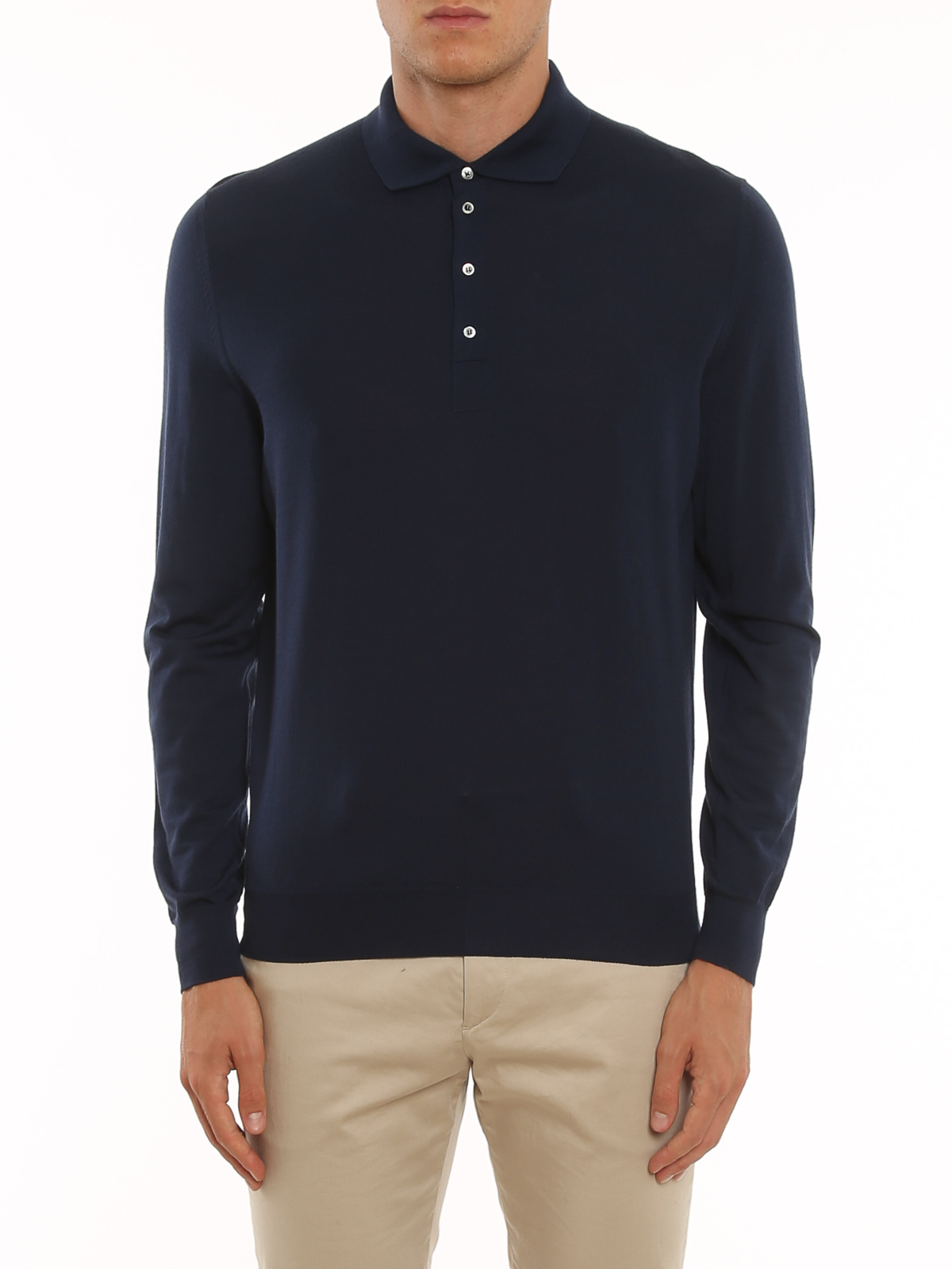 140's merino superfine polo D0D145780 (Drumohr / ニット・セーター・カーディガン ) | Drumohr (ドルモア)(2)
