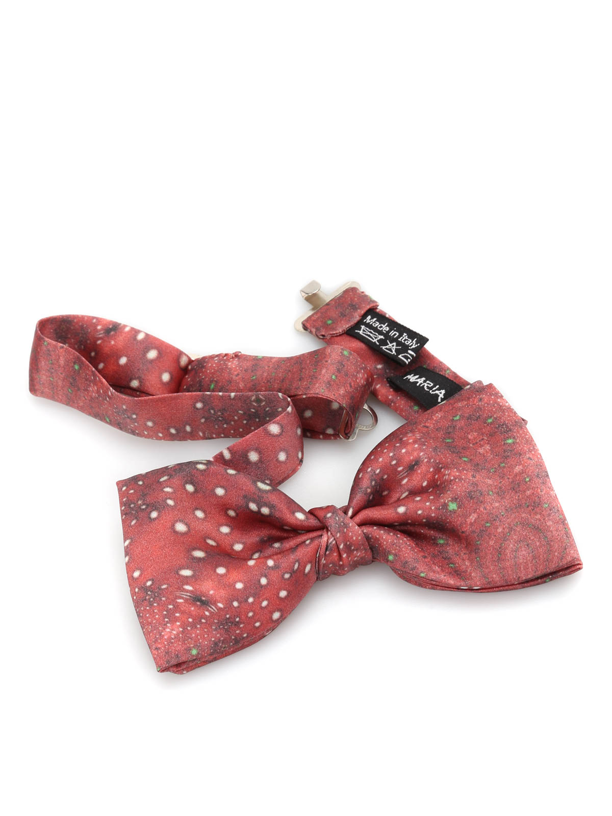 Agropoli silk bow tie BW017L612REGR (MARIA ENRICA NARDI / ネクタイ ) | MARIA ENRICA NARDI (マリア エンリカ ナルディ)(2)