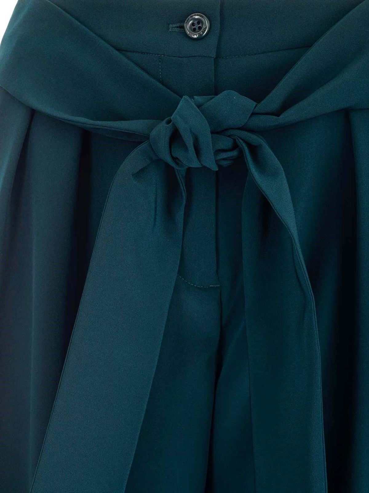 Wide leg trousers in blue CHS21APA020393M4 (See By Chloé / パンツ ) | See By Chloé (シーバイクロエ)(2)