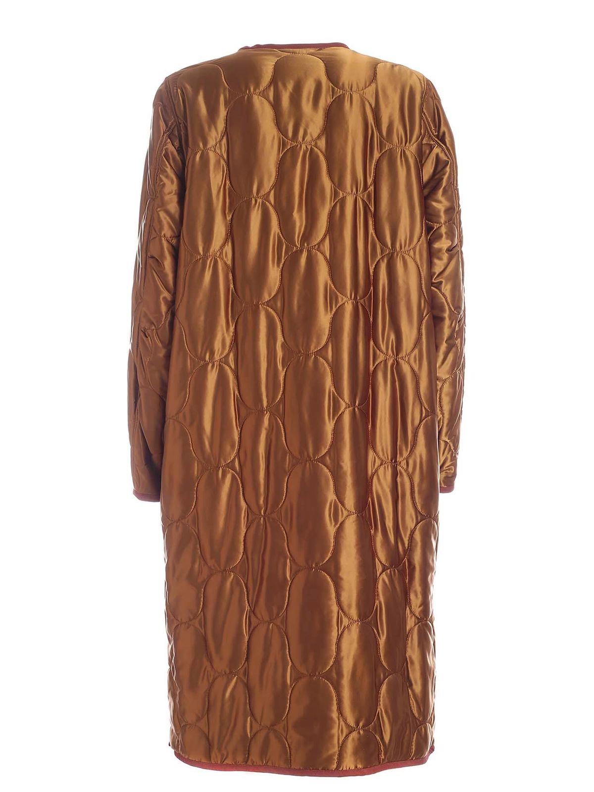 Reversible down jacket in ocher and brick red 2MA0399CL14 (KENZO / コート・ダウン ) | KENZO (ケンゾー)(1)