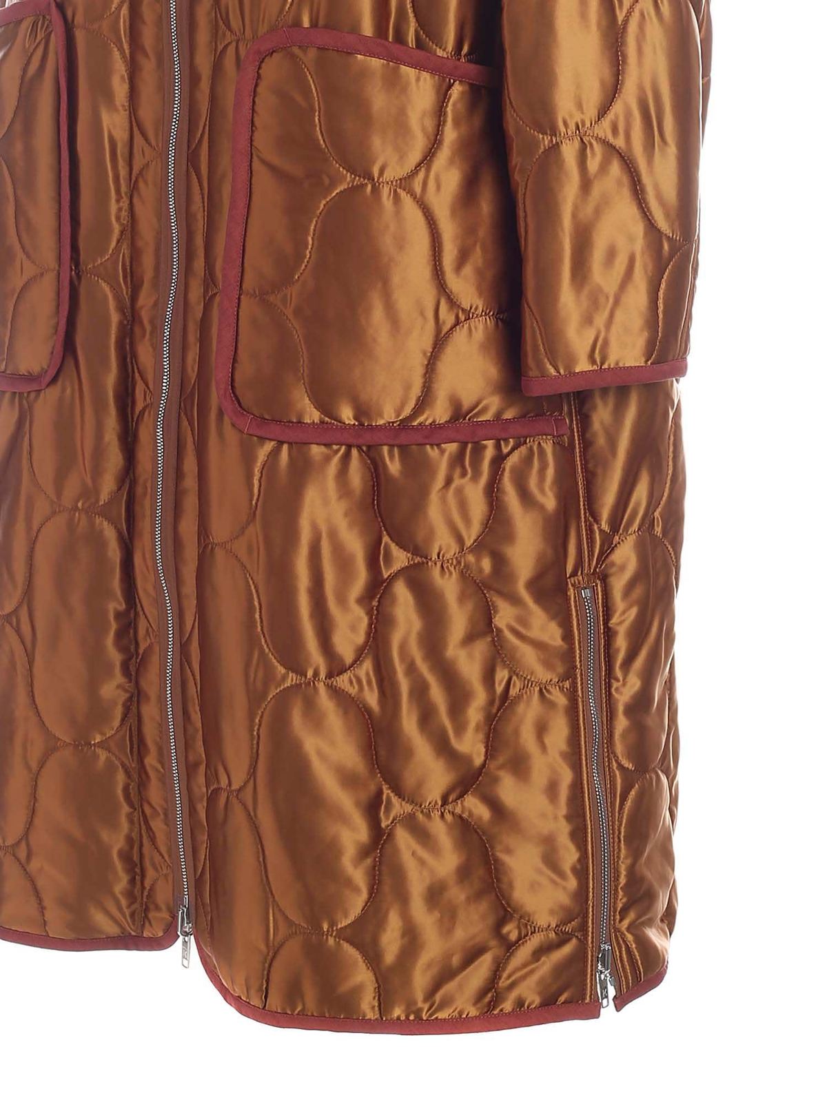 Reversible down jacket in ocher and brick red 2MA0399CL14 (KENZO / コート・ダウン ) | KENZO (ケンゾー)(2)