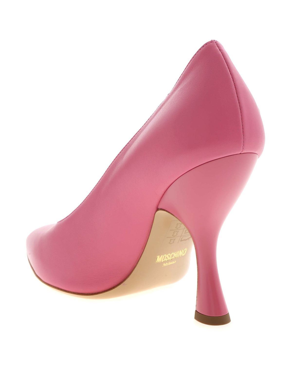 3D effect logo pointed pumps in pink MA1021AC0BMF0610 (MOSCHINO / パンプス・ハイヒール ) | MOSCHINO (モスキーノ)(2)