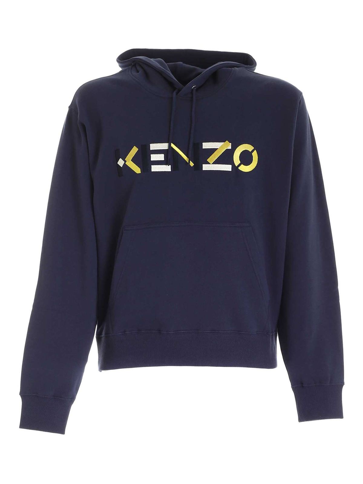 Multicolor Logo sweatshirt in blue 5SW3044MO76 (KENZO / スウェット・フーディー ) | KENZO (ケンゾー)