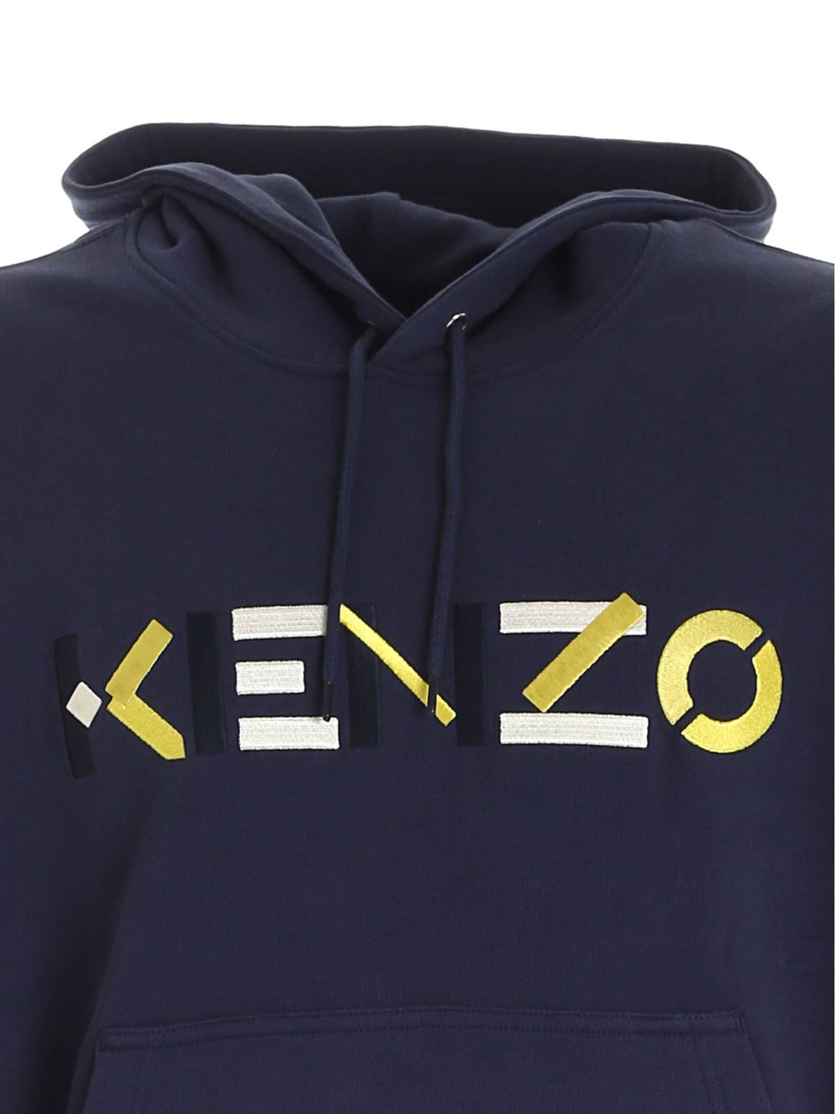 Multicolor Logo sweatshirt in blue 5SW3044MO76 (KENZO / スウェット・フーディー ) | KENZO (ケンゾー)(2)