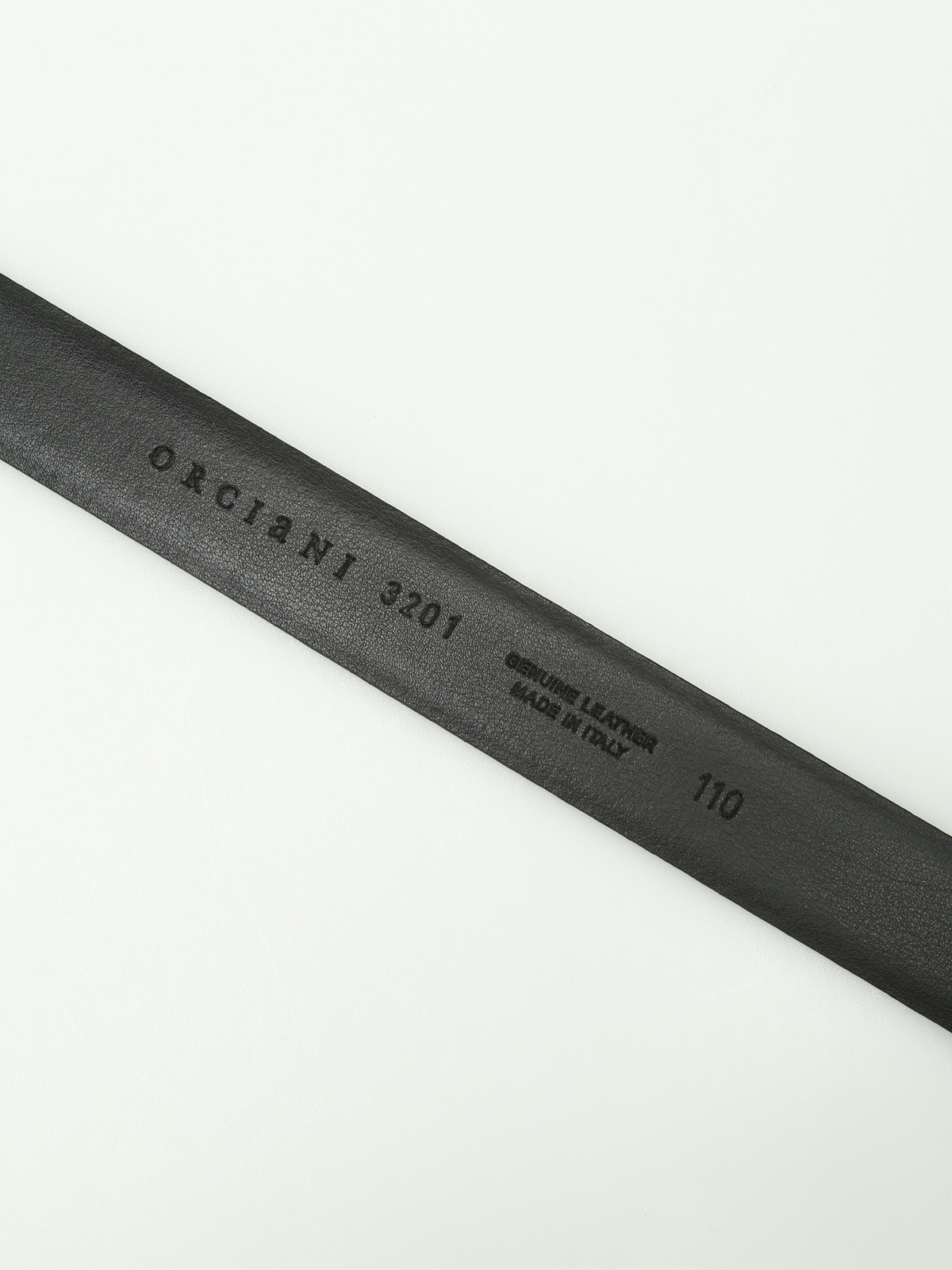Polish leather belt U03201CALFNERO (ORCIANI / ベルト・サスペンダー ) | ORCIANI (オルチアーニ)(2)