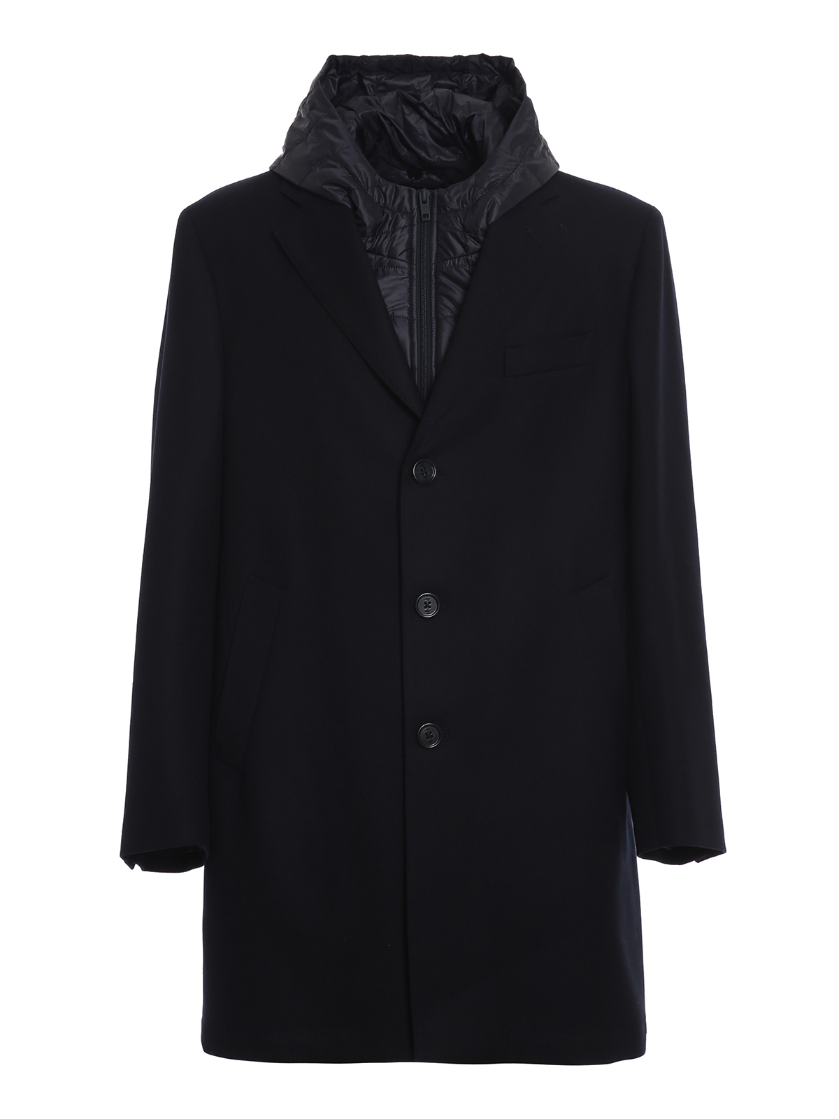 Wool twill coat NAM59410540SBFU808 (Fay / コート・ダウン ) | Fay (フェイ)