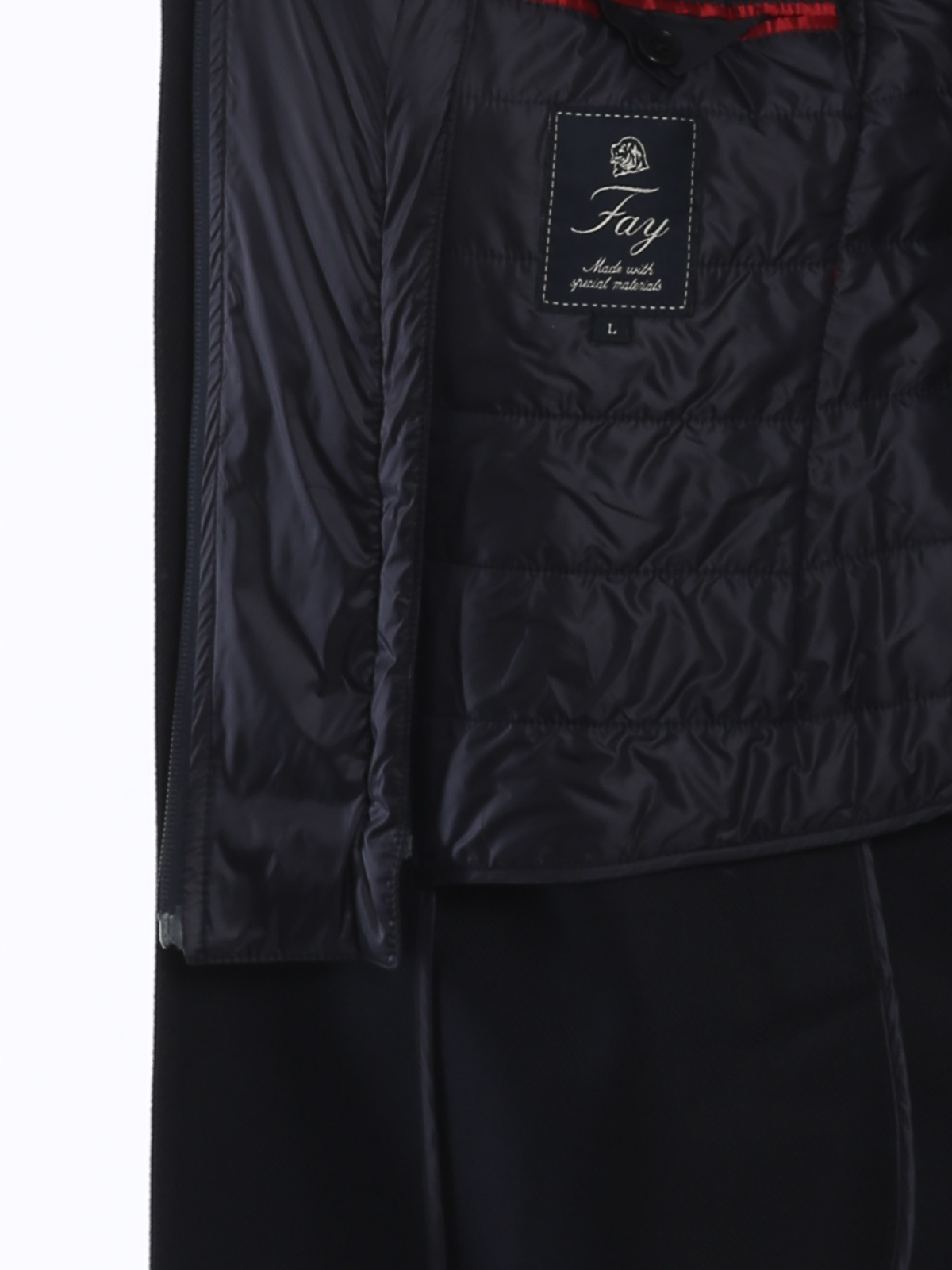 Wool twill coat NAM59410540SBFU808 (Fay / コート・ダウン ) | Fay (フェイ)(2)