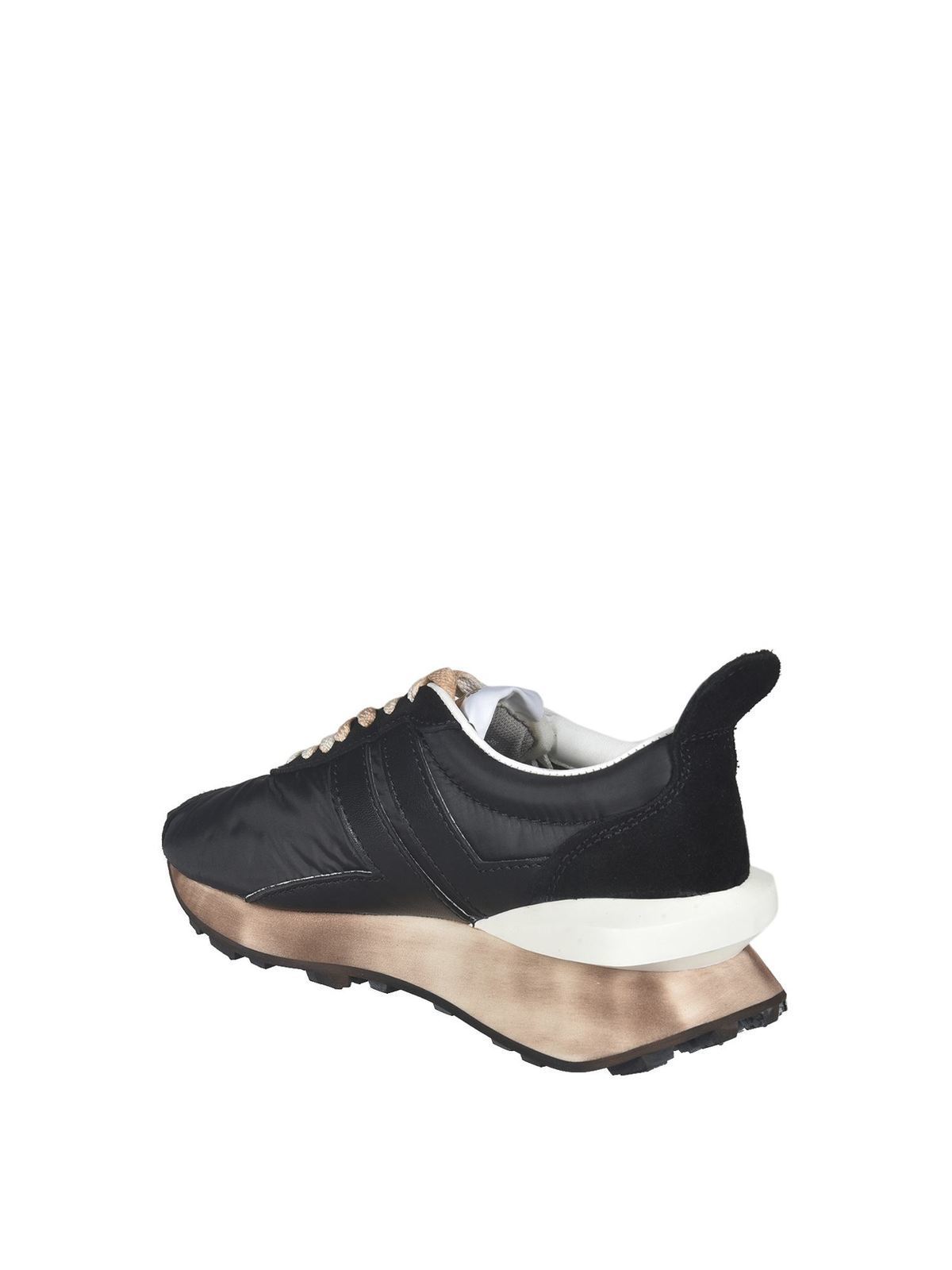Vintage effect sneakers in black FWSKBRUNNYLOP2010 (LANVIN / スニーカー ) | LANVIN (ランバン)(2)