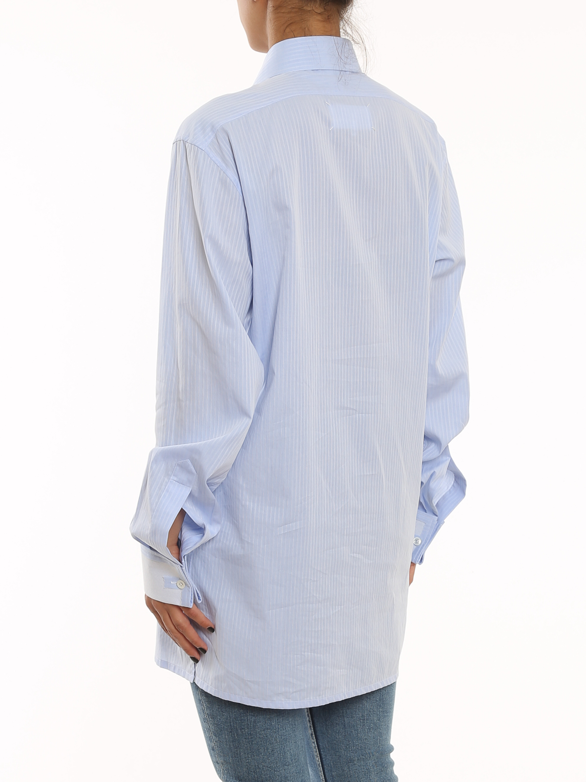 Striped cotton poplin shirt S51DL0375S52935002F (Maison Margiela / シャツ・ブラウス ) | Maison Margiela (メゾン マルジェラ)(3)
