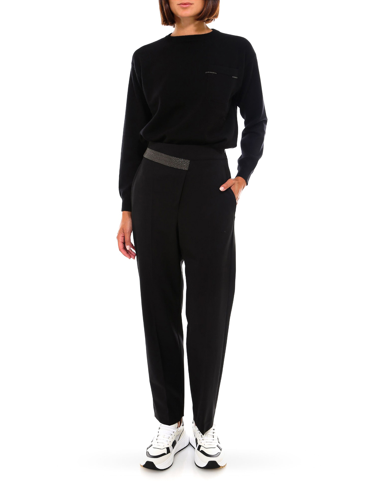 Monili detailed wool pants MB526P7413C101 (Brunello Cucinelli / パンツ ) | Brunello Cucinelli (ブルネロ・クチネリ)(1)
