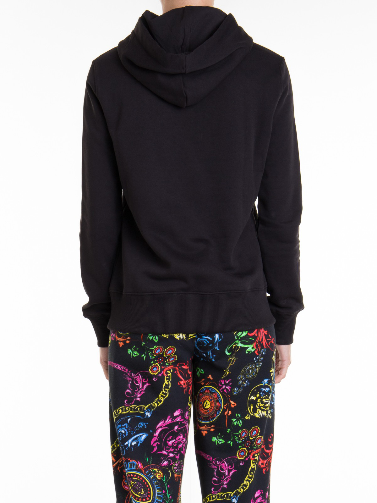 Logo print cotton hoodie. 71HAIF4CF00F899 (VERSACE JEANS COUTURE / スウェット・フーディー ) | VERSACE JEANS COUTURE (ヴェルサーチェ ジーンズ クチュール)(3)