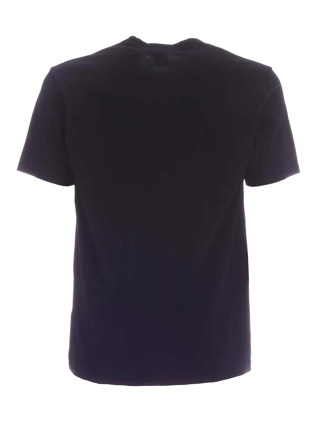 Reverse stitching T-shirt in black S281161 (Comme Des Garçons SHIRT / Tシャツ・カットソー ) | Comme Des Garçons SHIRT (コムデギャルソン シャツ)(1)
