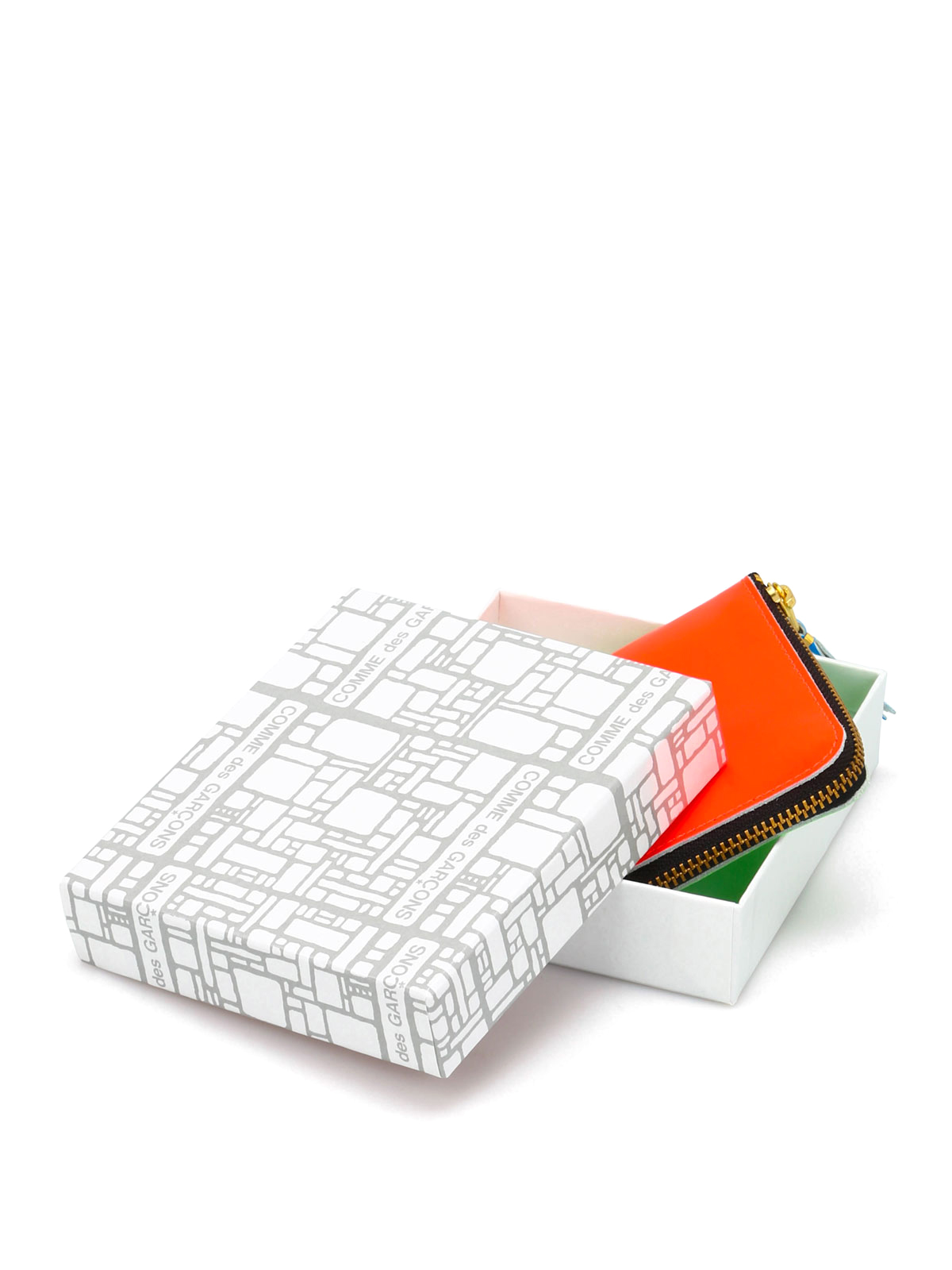 L-zip Super Fluo wallet SA3100SFGREENORANGE (Comme Des Garçons / 財布・カードケース ) | Comme Des Garçons (コムデギャルソン)(3)