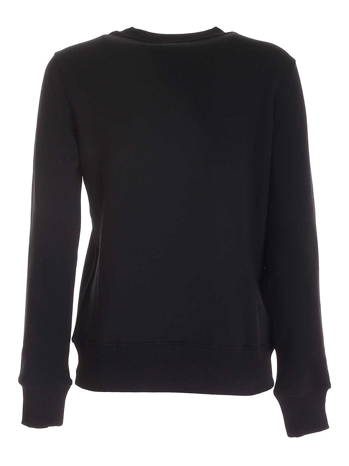 Logo sweatshirt in black 71HAIT12CF00TG89 (VERSACE JEANS COUTURE / スウェット・フーディー ) | VERSACE JEANS COUTURE (ヴェルサーチェ ジーンズ クチュール)(1)