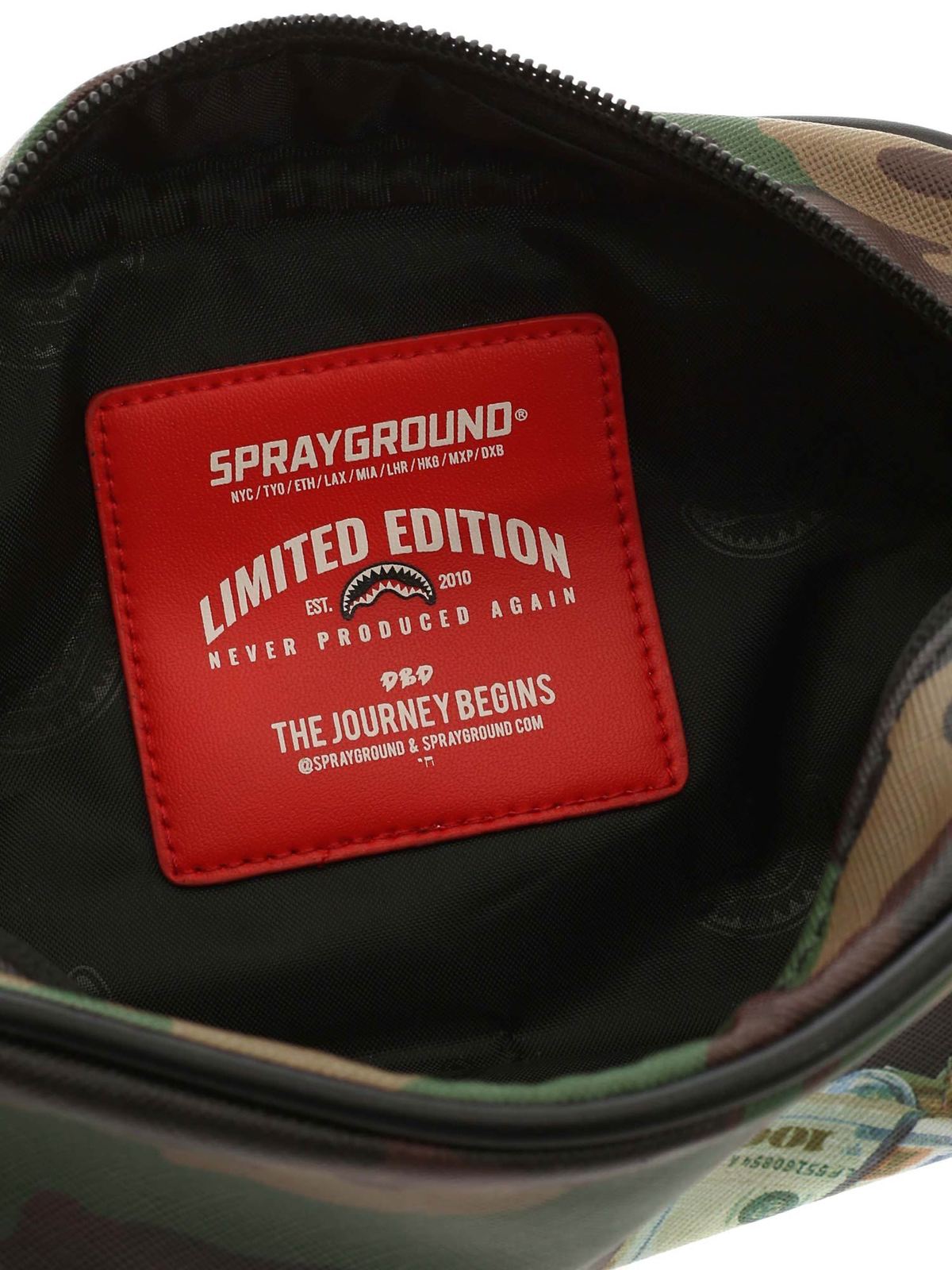 Camouflage beauty case in green 910B3293NSZ (SPRAYGROUND / クラッチバッグ・ポーチ ) | SPRAYGROUND (スプレーグラウンド)(3)