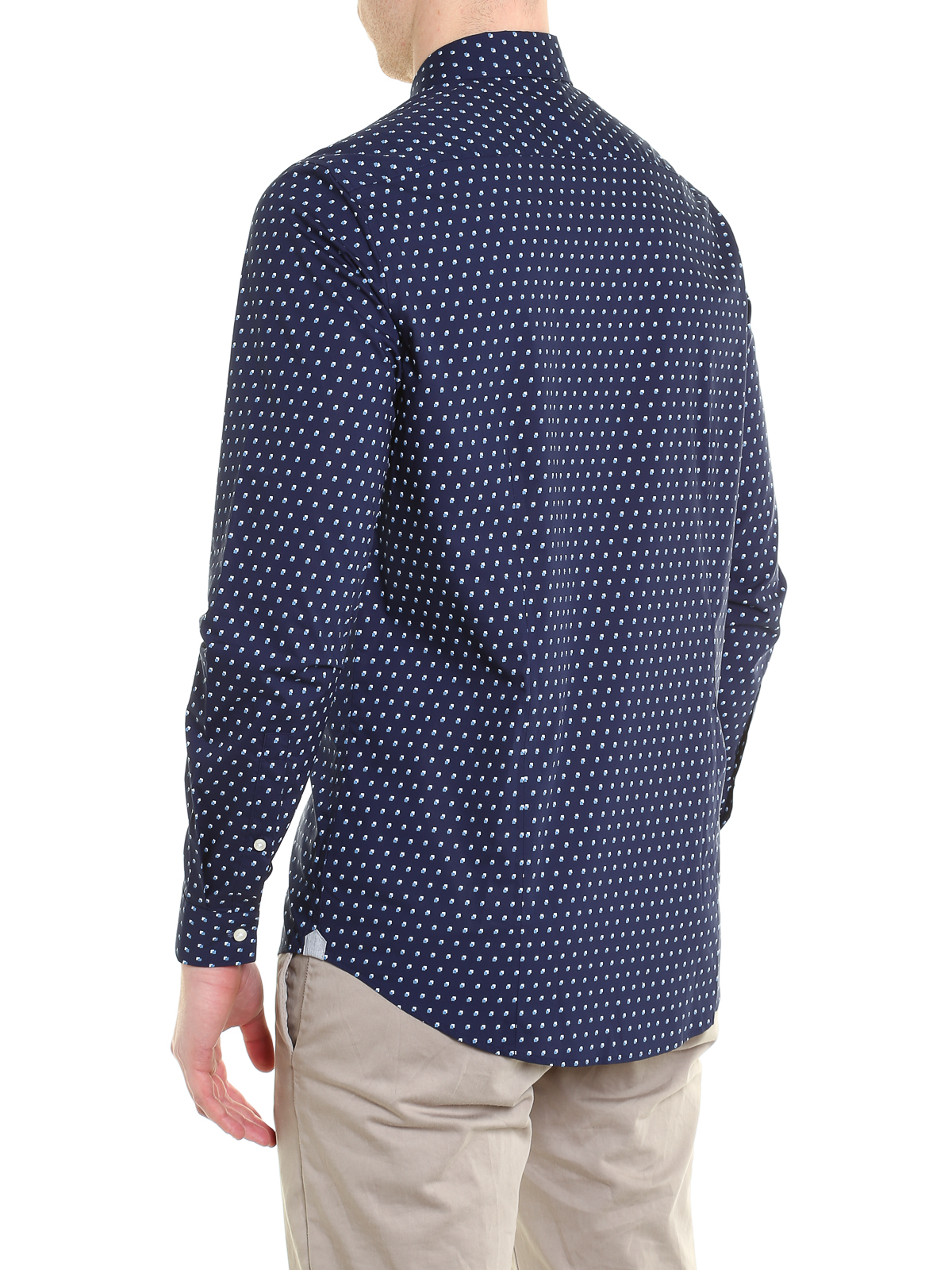 Patterned cotton shirt CS74CBU2WL410 (MICHAEL KORS / シャツ・ブラウス ) | MICHAEL KORS (マイケル・コース)(3)