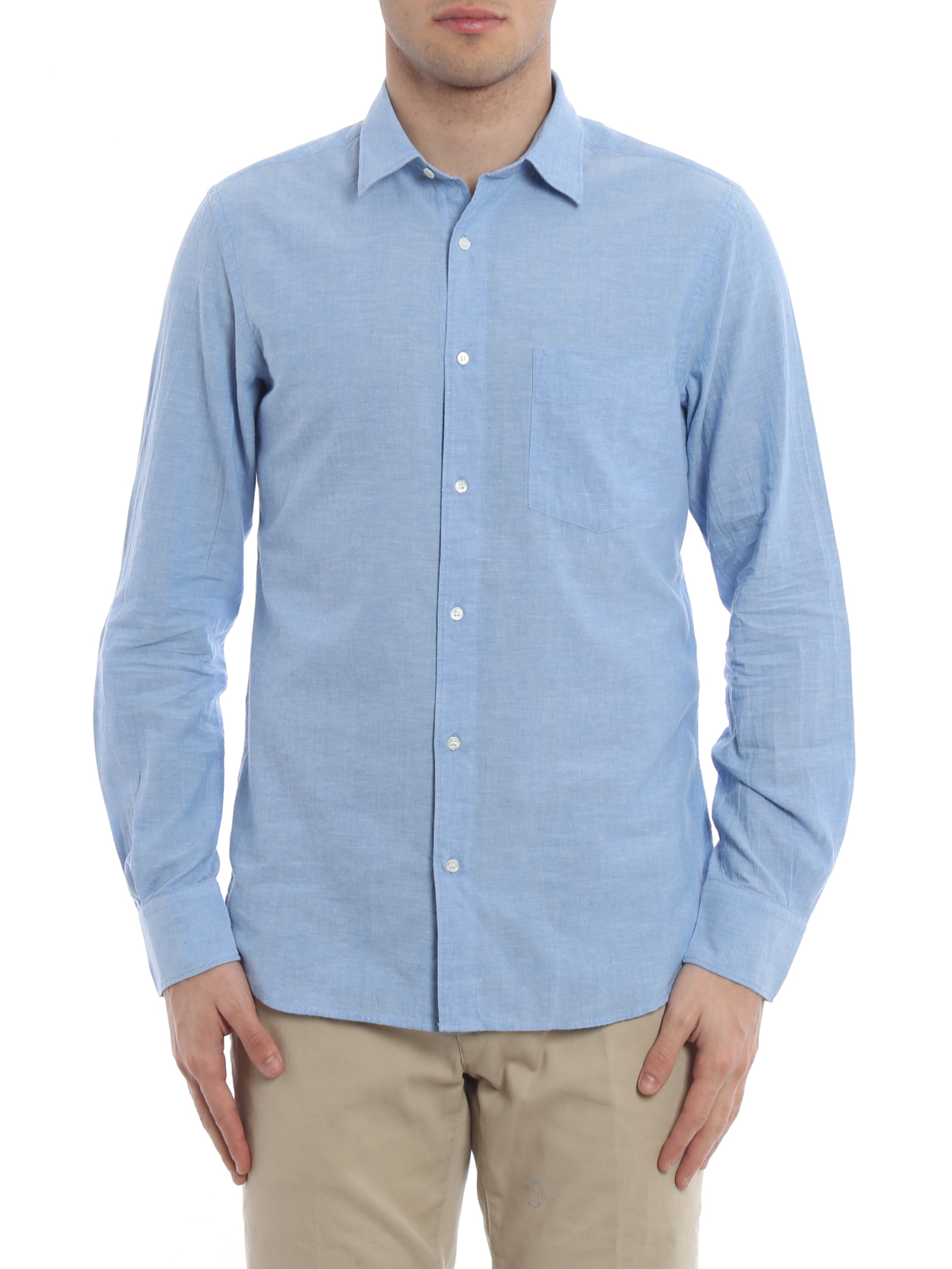 Melange cotton shirt CC02F02501051 (ASPESI / シャツ・ブラウス ) | ASPESI (アスペジ)(2)