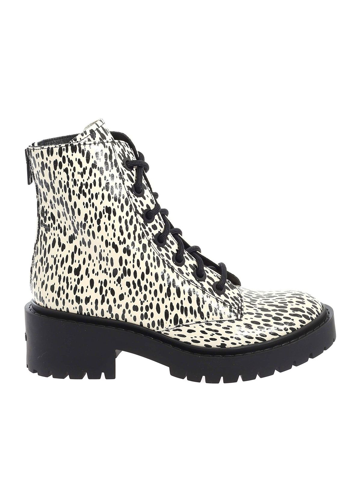 Pike Lace Up ankle boots in ecru color 2BT340L7703 (KENZO / ブーツ ) | KENZO (ケンゾー)