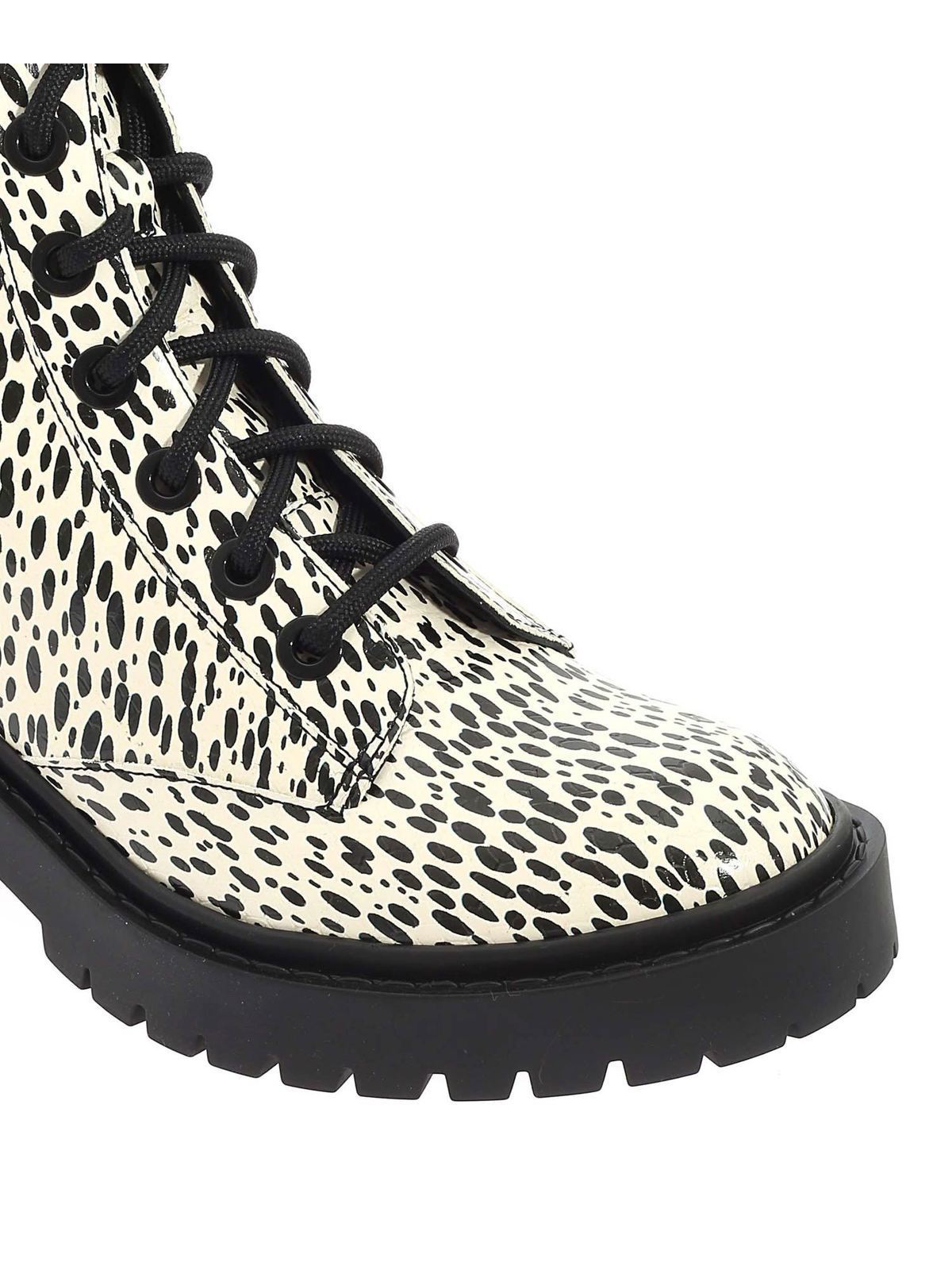 Pike Lace Up ankle boots in ecru color 2BT340L7703 (KENZO / ブーツ ) | KENZO (ケンゾー)(3)