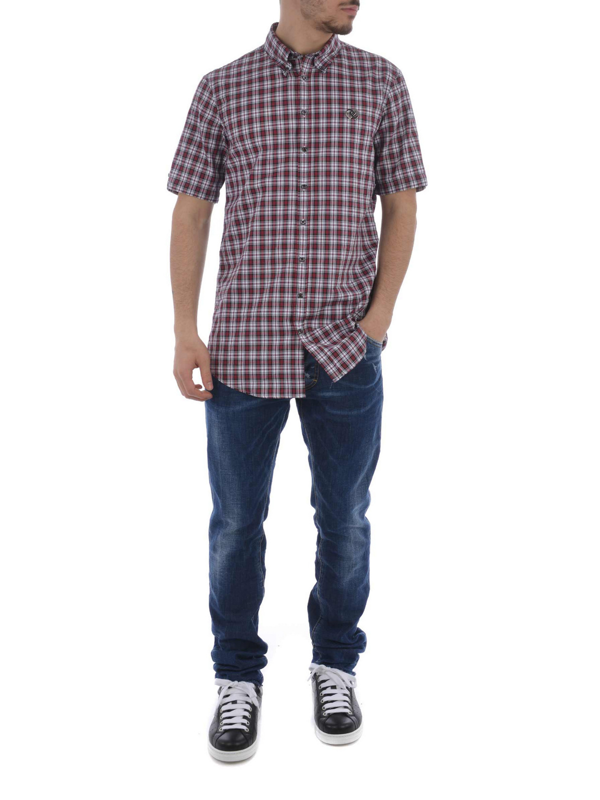 Check pure cotton shirt S71DM0063S47567001F (Dsquared2 / シャツ・ブラウス ) | Dsquared2 (ディースクエアード)(3)