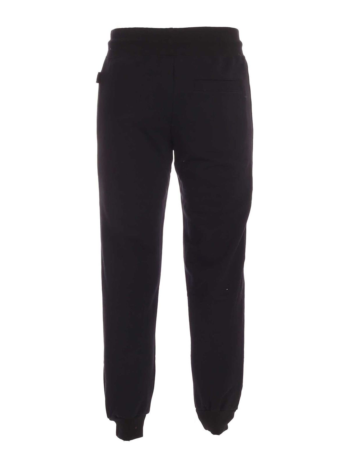 Branded bands sweatpants in black CC94M03150302 (GCDS / パンツ ) | GCDS (ジーシーディーエス)(1)