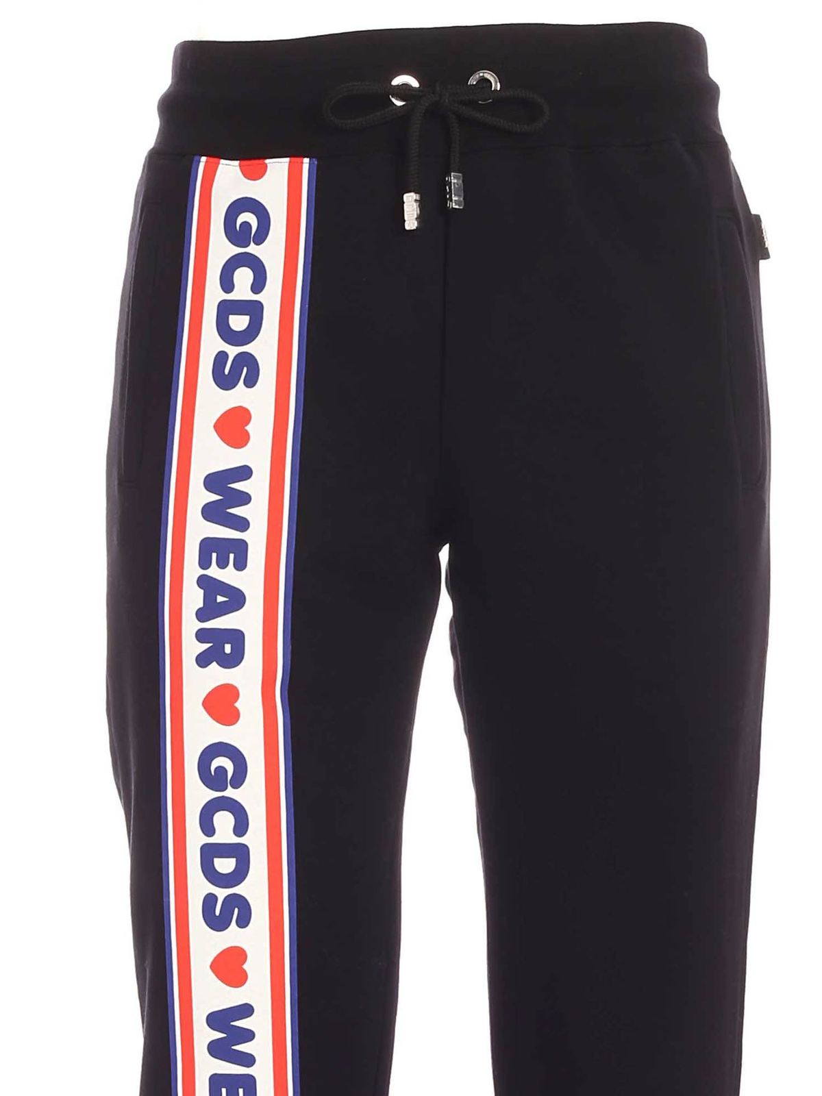 Branded bands sweatpants in black CC94M03150302 (GCDS / パンツ ) | GCDS (ジーシーディーエス)(2)
