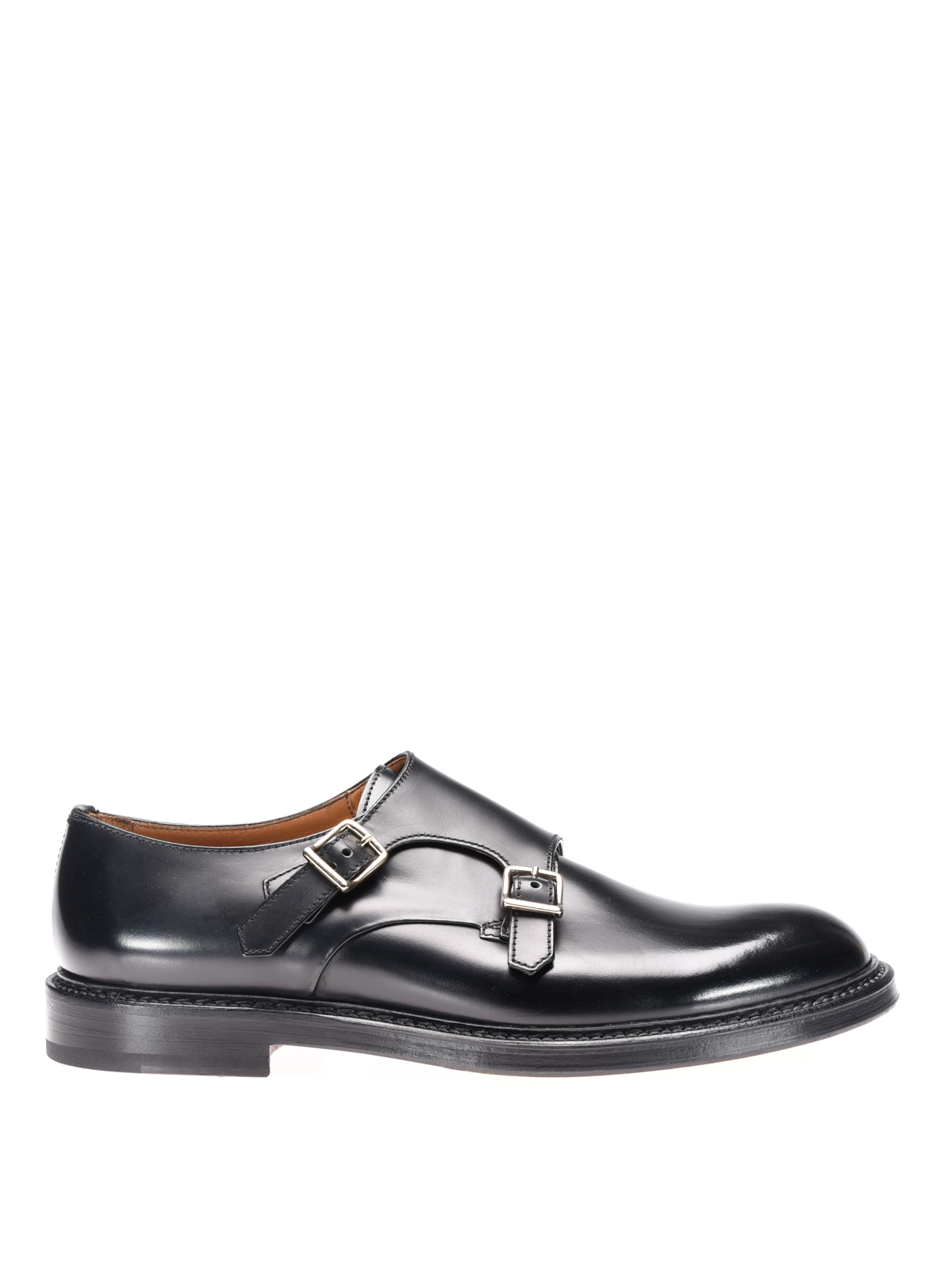 Leather classic monk straps DU1383SIENUF007NN00 (DOUCAL'S / レースアップ ) | DOUCAL'S (デュカルス)