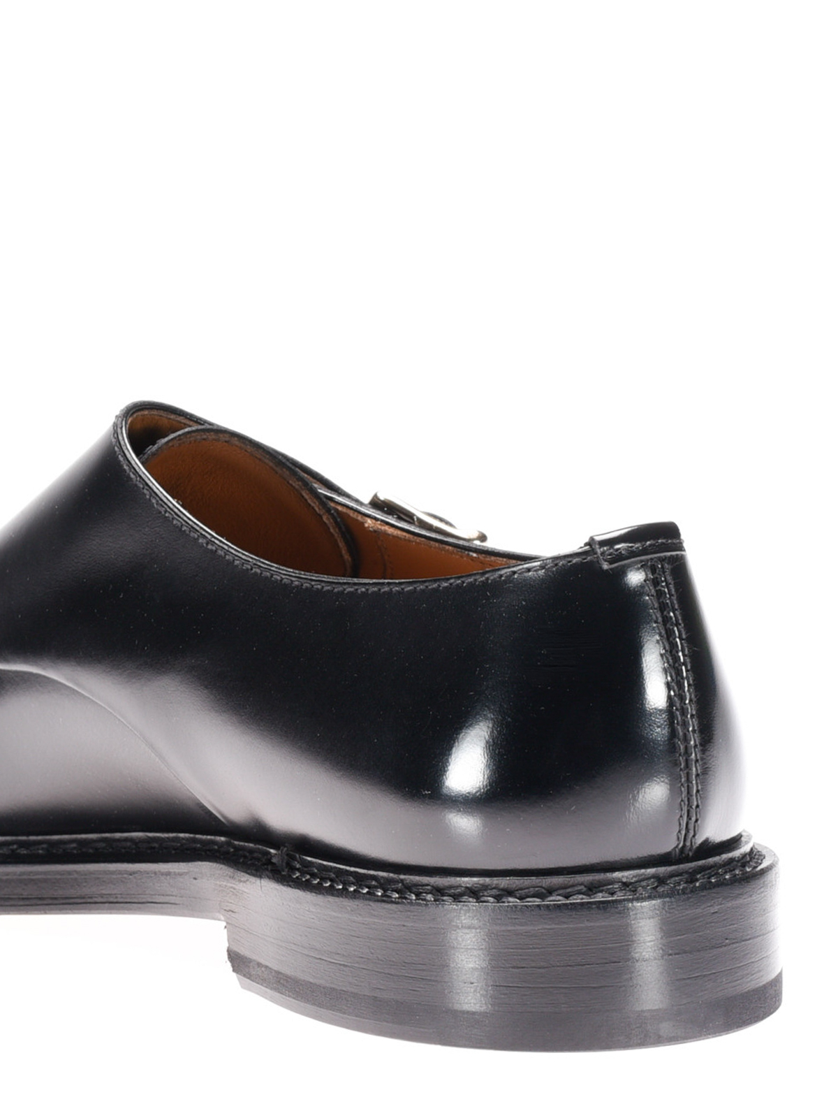 Leather classic monk straps DU1383SIENUF007NN00 (DOUCAL'S / レースアップ ) | DOUCAL'S (デュカルス)(3)