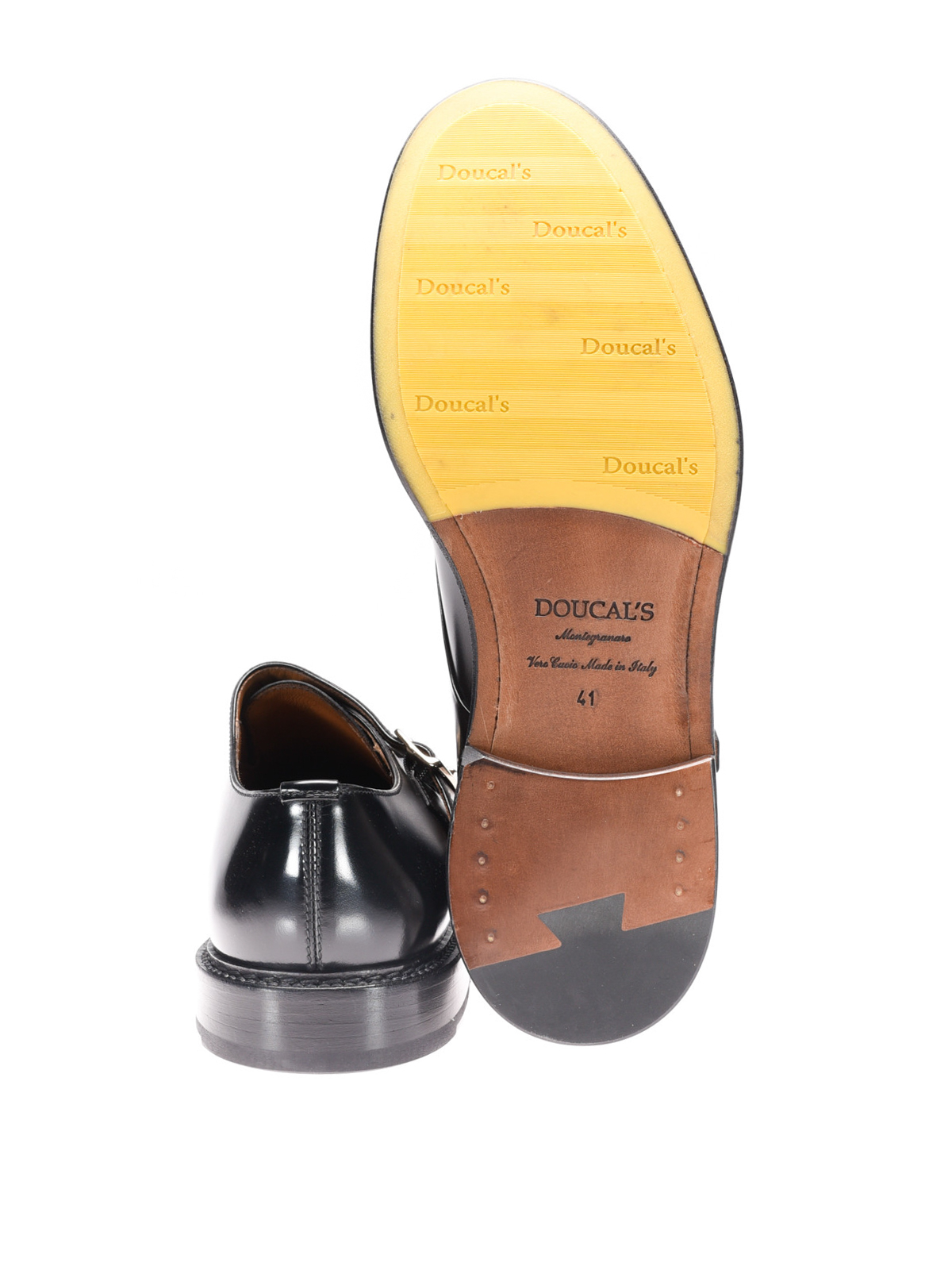 Leather classic monk straps DU1383SIENUF007NN00 (DOUCAL'S / レースアップ ) | DOUCAL'S (デュカルス)(4)