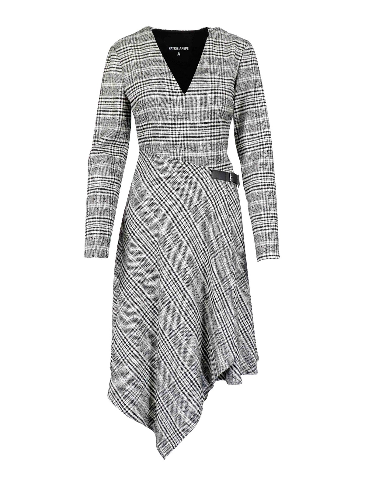 Check midi dress 2A2114A7O6J3H1 (PATRIZIA PEPE / ワンピース・ドレス・オールインワン ) | PATRIZIA PEPE (パトリツィア ペペ)