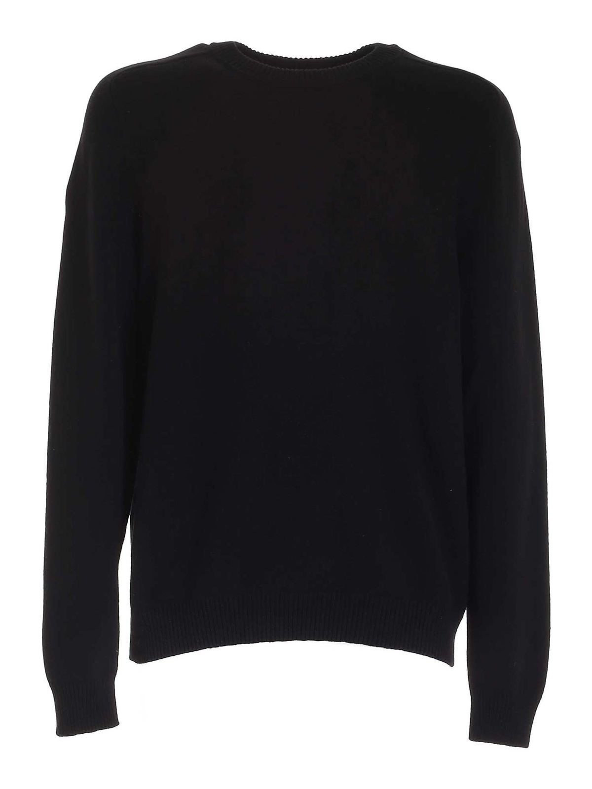 Lightweight sweater in black 093152040555 (MOSCHINO / ニット・セーター・カーディガン ) | MOSCHINO (モスキーノ)