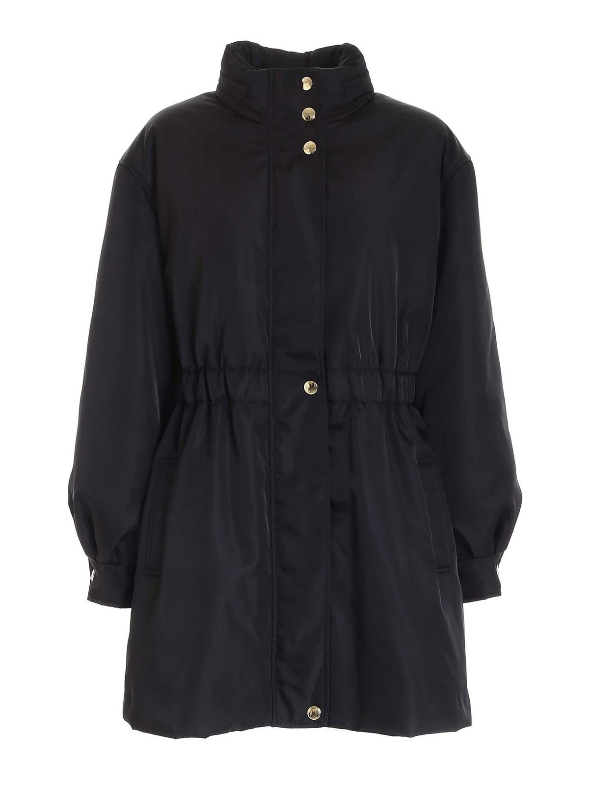 Charms parka in black 061554151555 (MOSCHINO / コート・ダウン ) | MOSCHINO (モスキーノ)