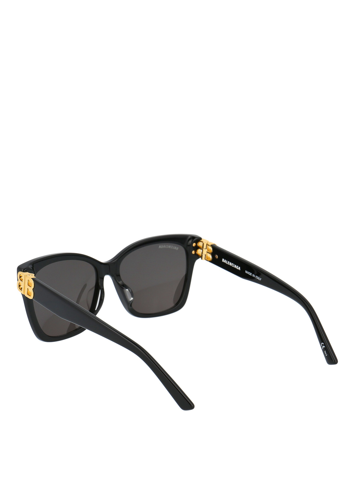 Acetate sunglasses with golden monogram BB0102SA001 (Balenciaga / サングラス・アイウェア ) | Balenciaga (バレンシアガ)(3)