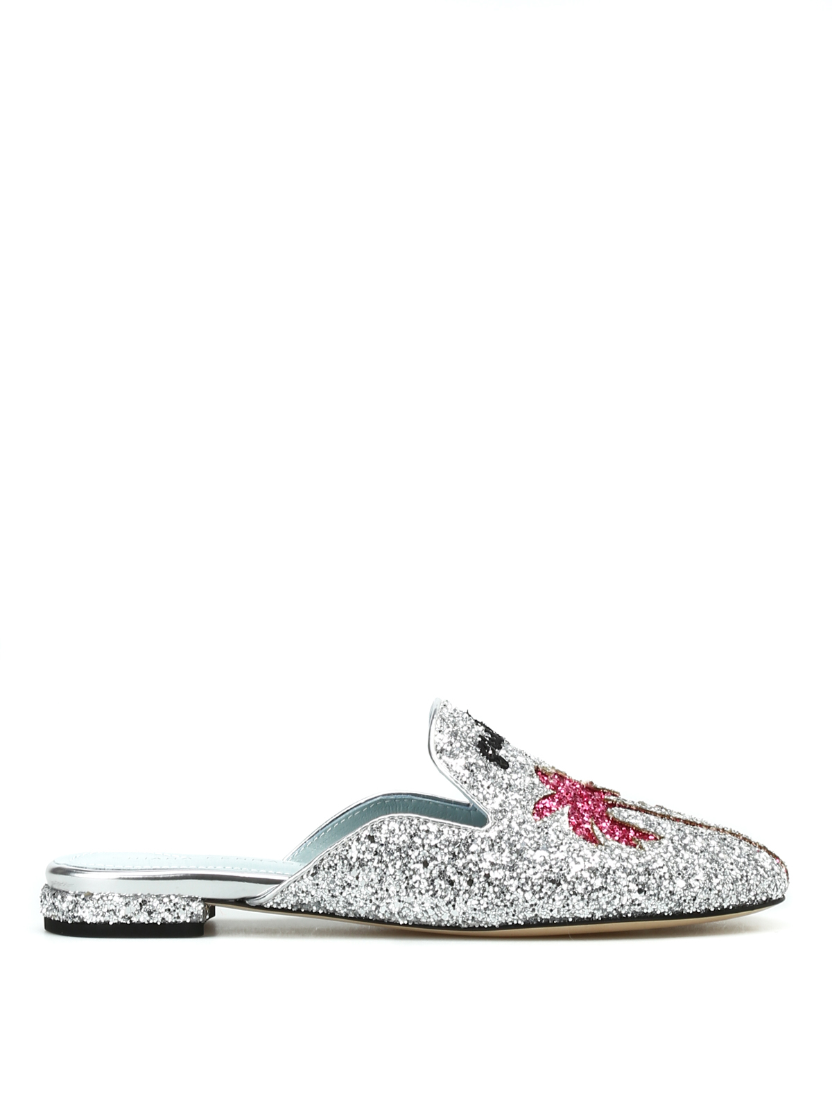 Suite Life silver glitter mules CF1826 (CHIARA FERRAGNI / サンダル ) | CHIARA FERRAGNI (キアラ フェラーニ)