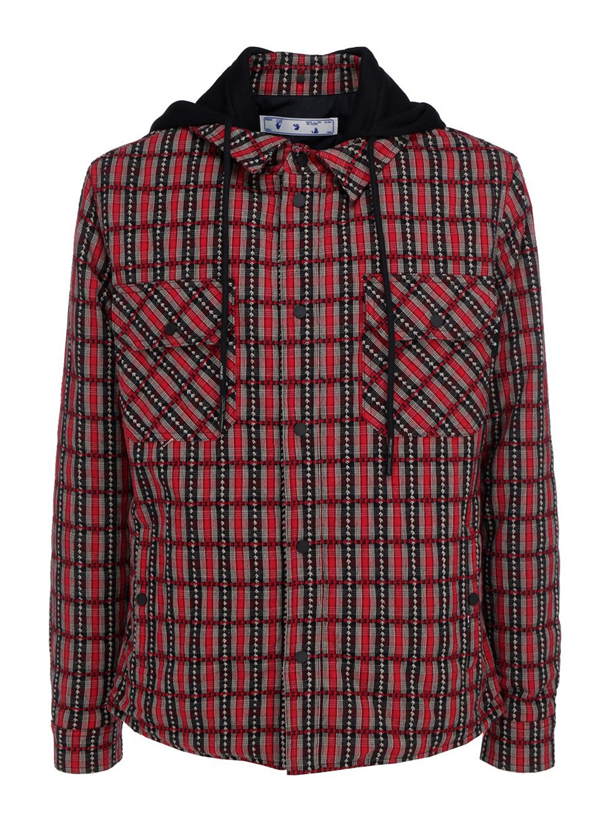 Patterned jacket OMEA236F20FAB0012510 (Off-White / カジュアルジャケット・ベスト ) | Off-White (オフホワイト)