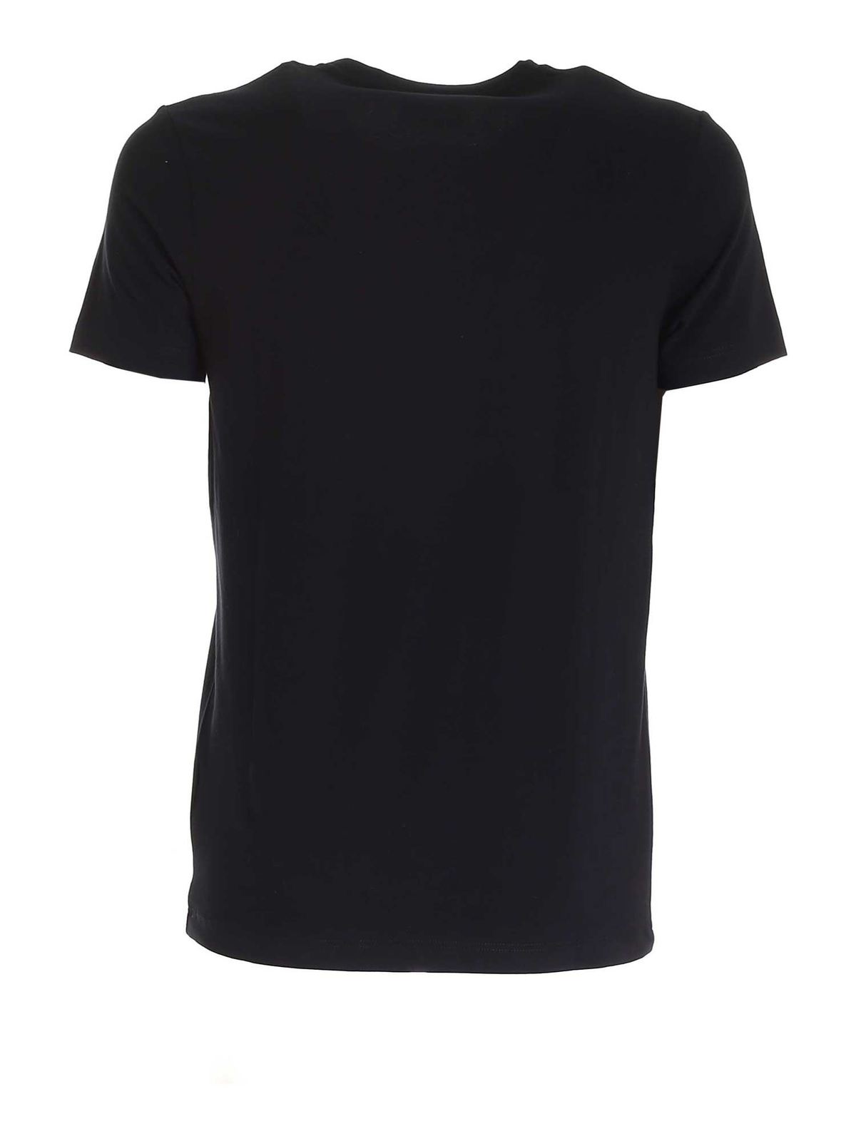 Basic T-shirt in black US221JS0125UZL4999 (DONDUP / Tシャツ・カットソー ) | DONDUP (ドンダップ)(1)